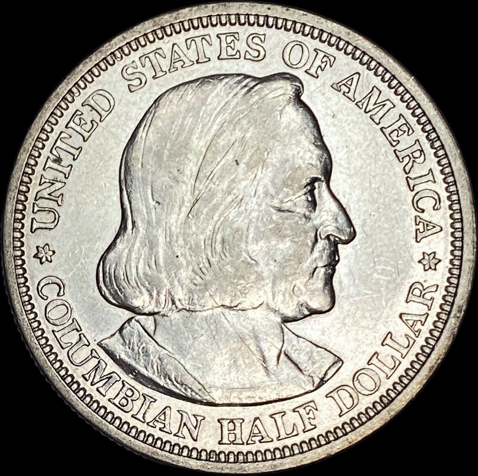 1893 Silver Columbian Half Dollar NEARLY UNCIRCULATED (1 of 2)