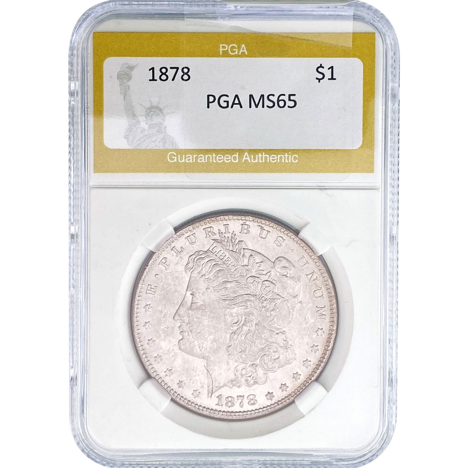 1878 Morgan Silver Dollar PGA MS65 (1 of 2)