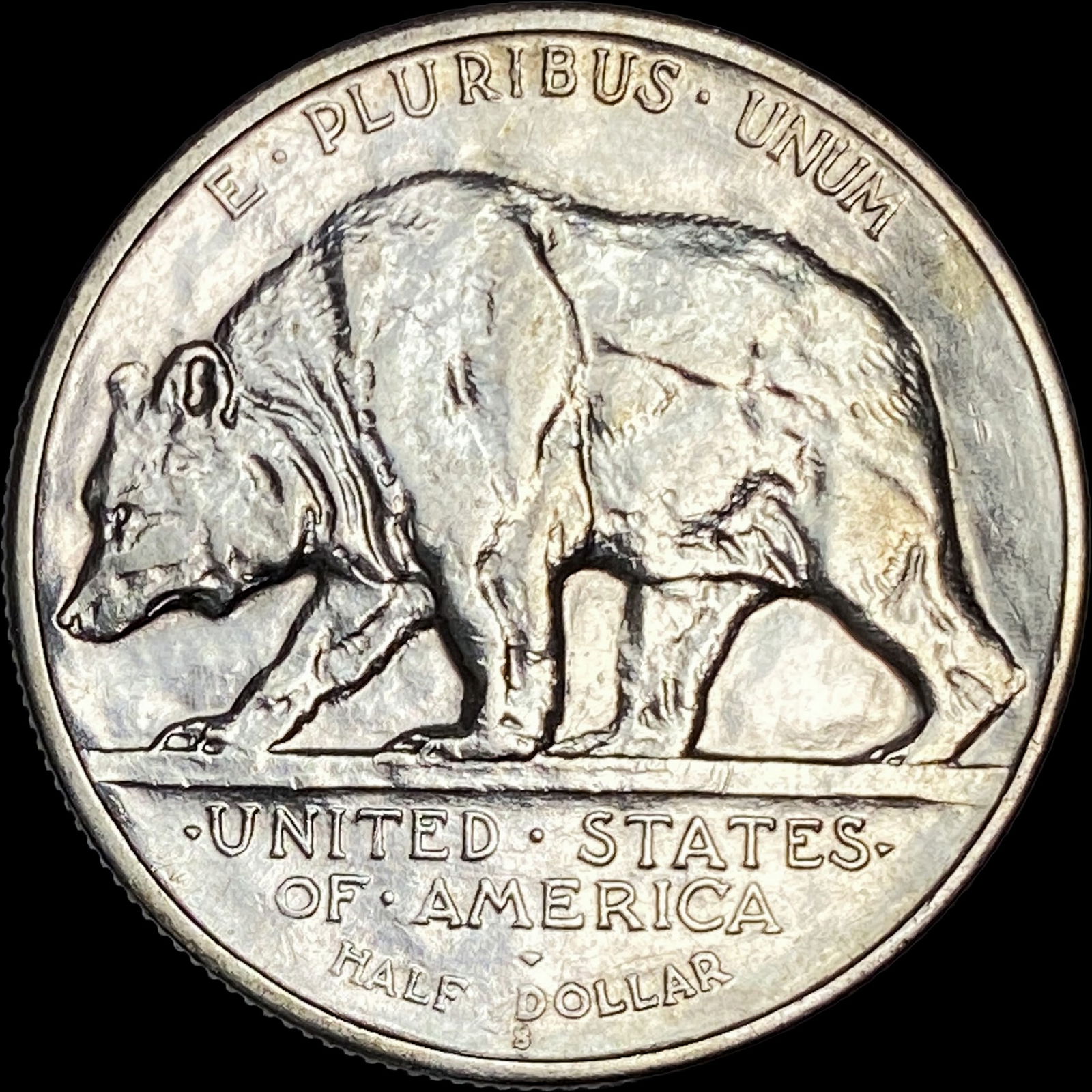 1925 Silver California Diamond Jubilee Half Dollar CLOSELY UNCIRCULATED - 2