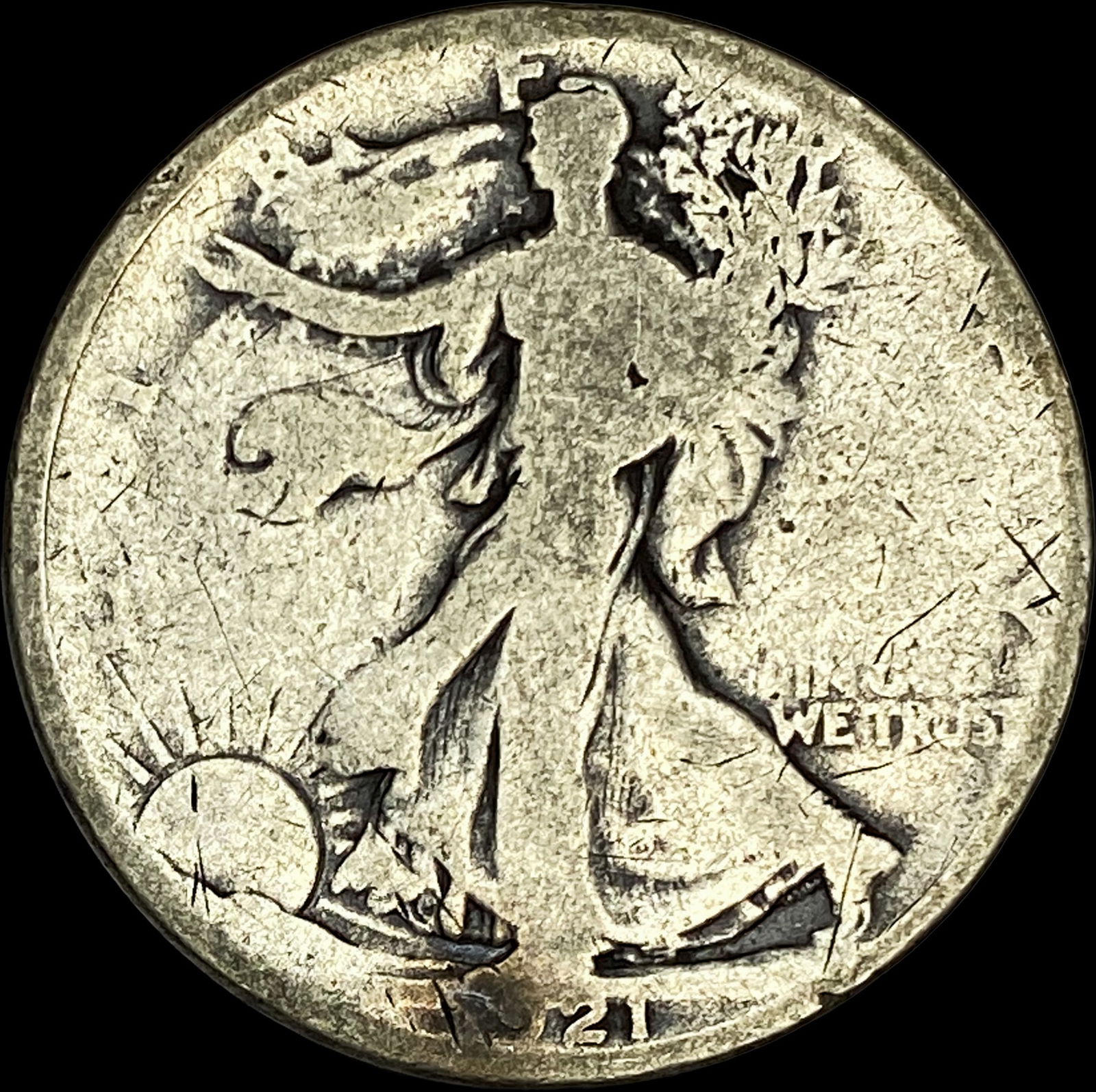 1941 Walking Liberty Half Dollar NICELY CIRCULATED: 1941 Walking Liberty Half Dollar NICELY CIRCULATED