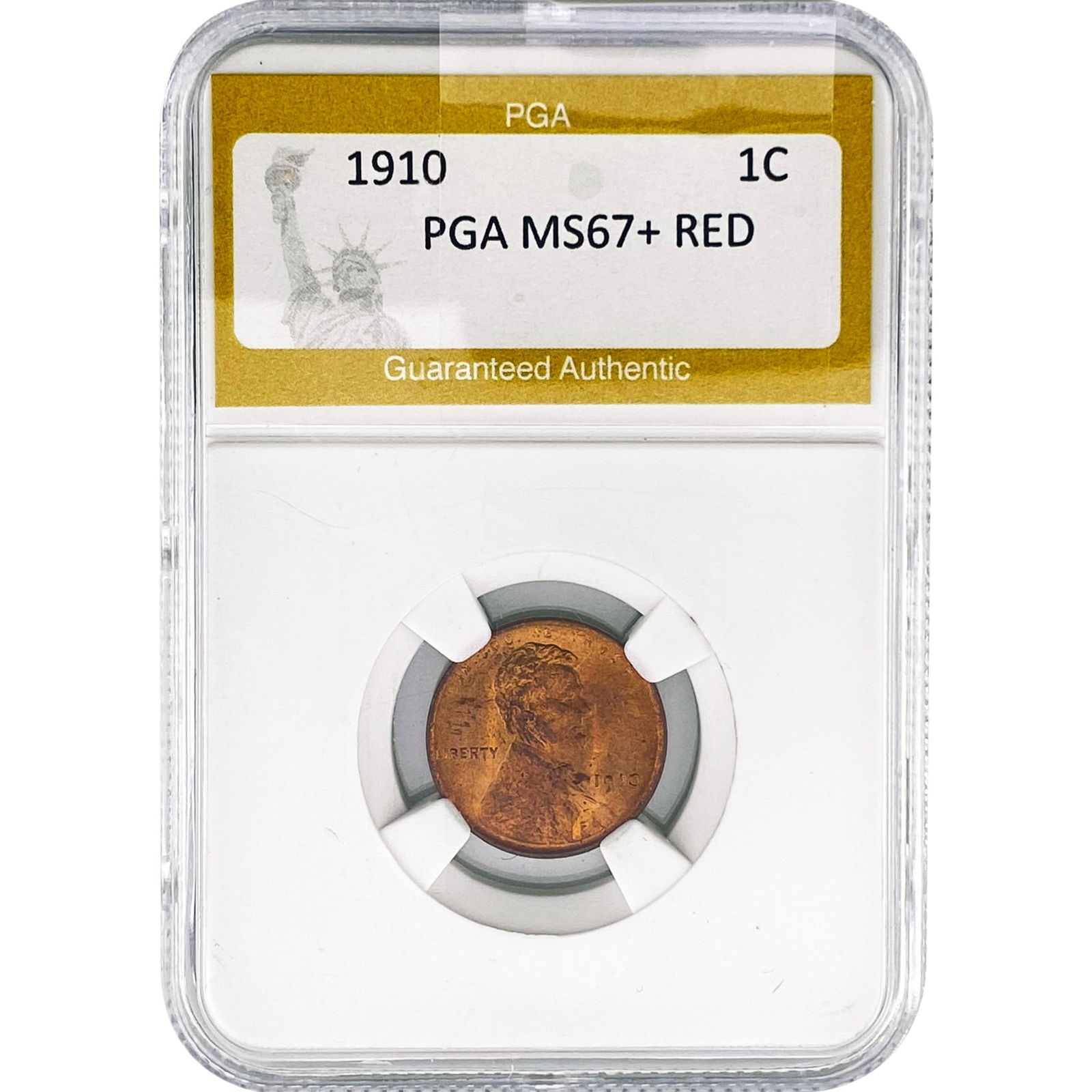 1910 Wheat Cent PGA MS67+ RED (1 of 2)