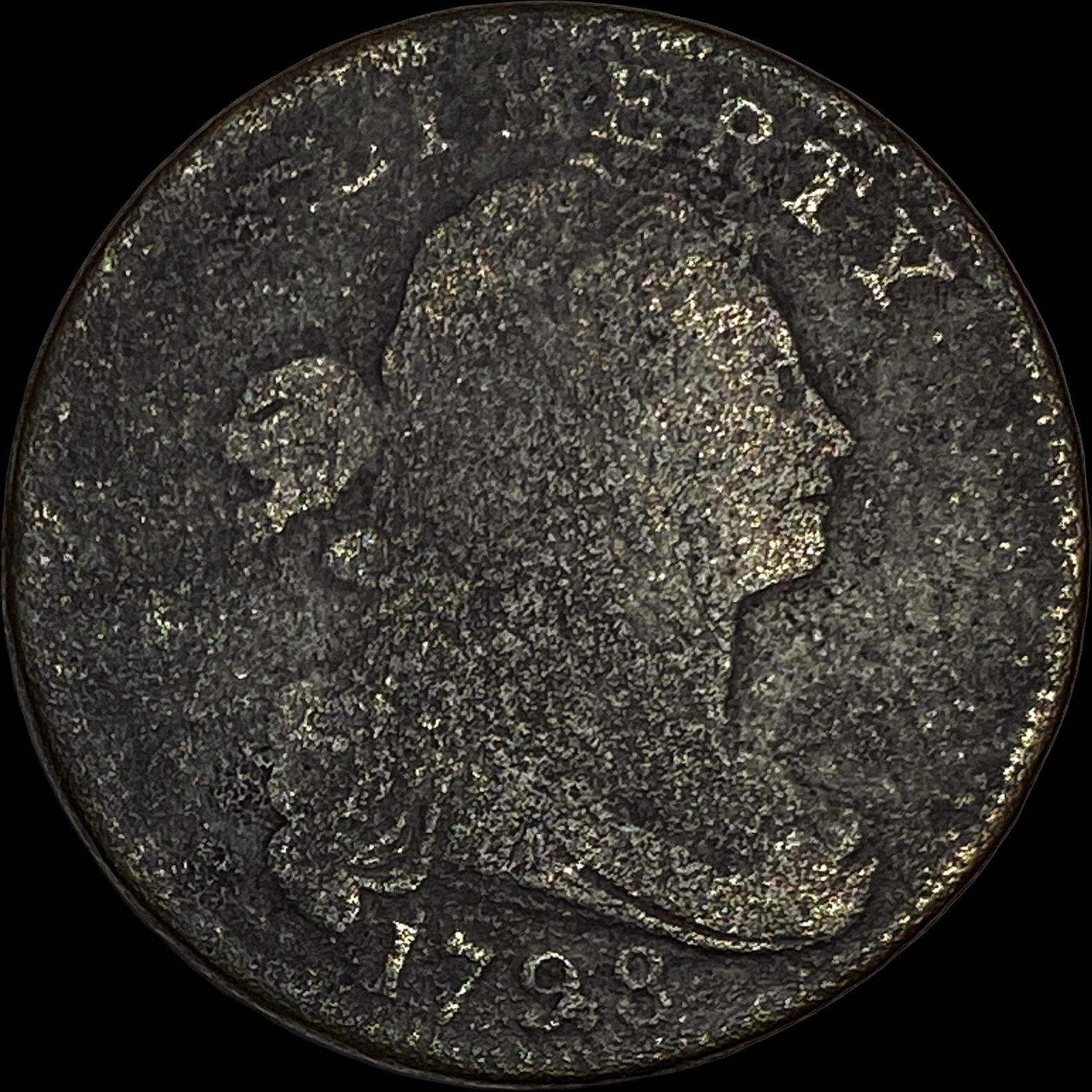 1798 Large Cent Draped Bust HIGH GRADE (1 of 2)