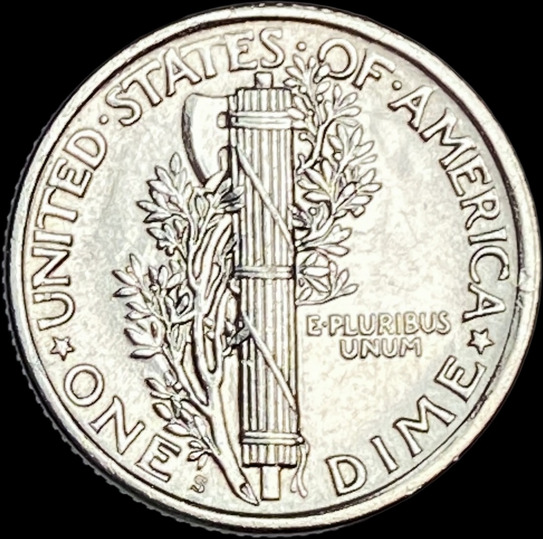 1919-S Silver Mercury Dime UNCIRCULATED - 2
