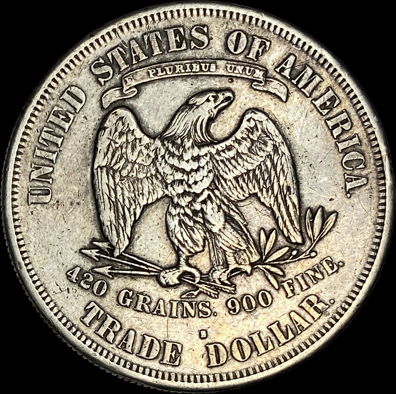 1877-S Silver Trade Dollar NEARLY UNCIRCULATED - 2