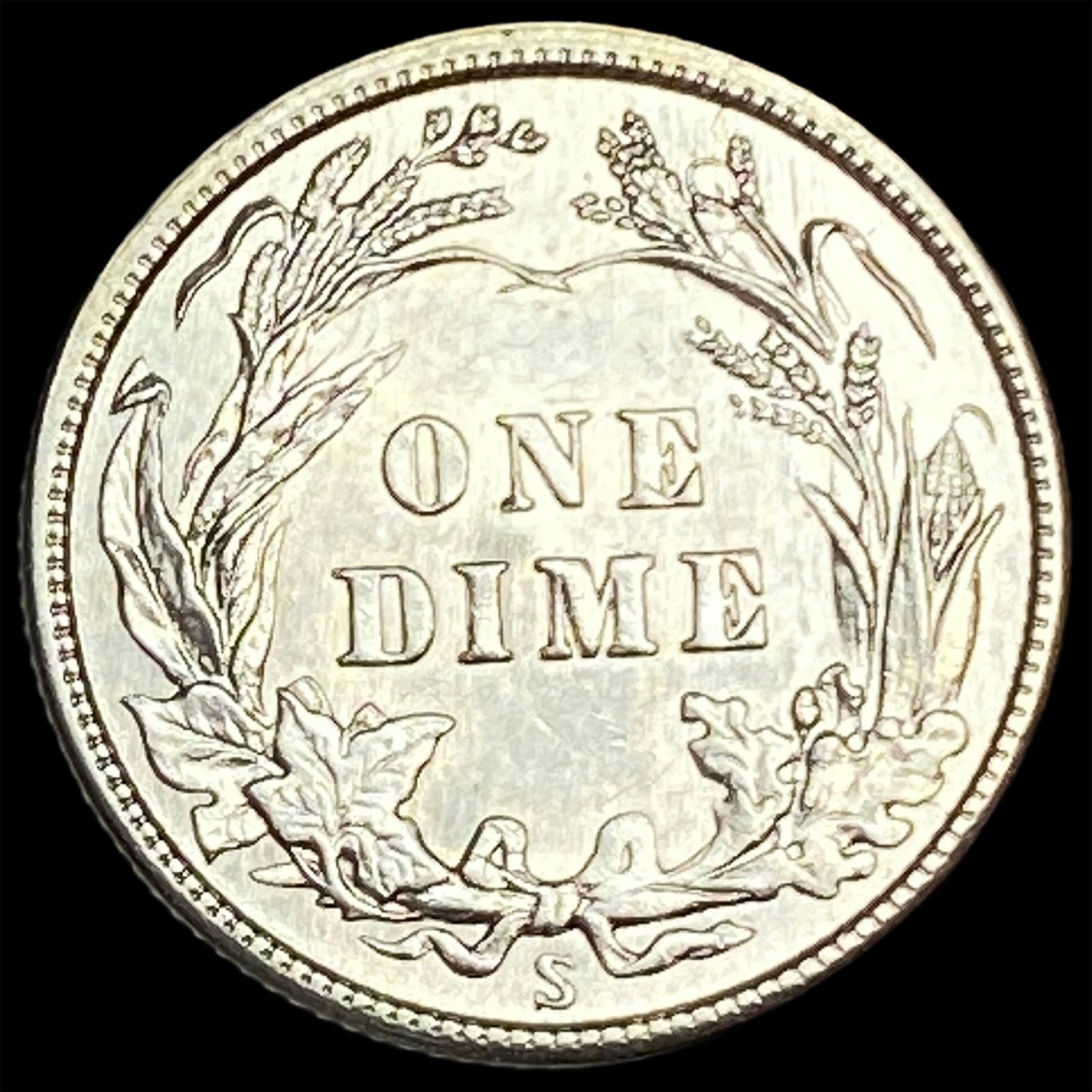 1916-S Silver Barber Dime CLOSELY UNCIRCULATED - 2