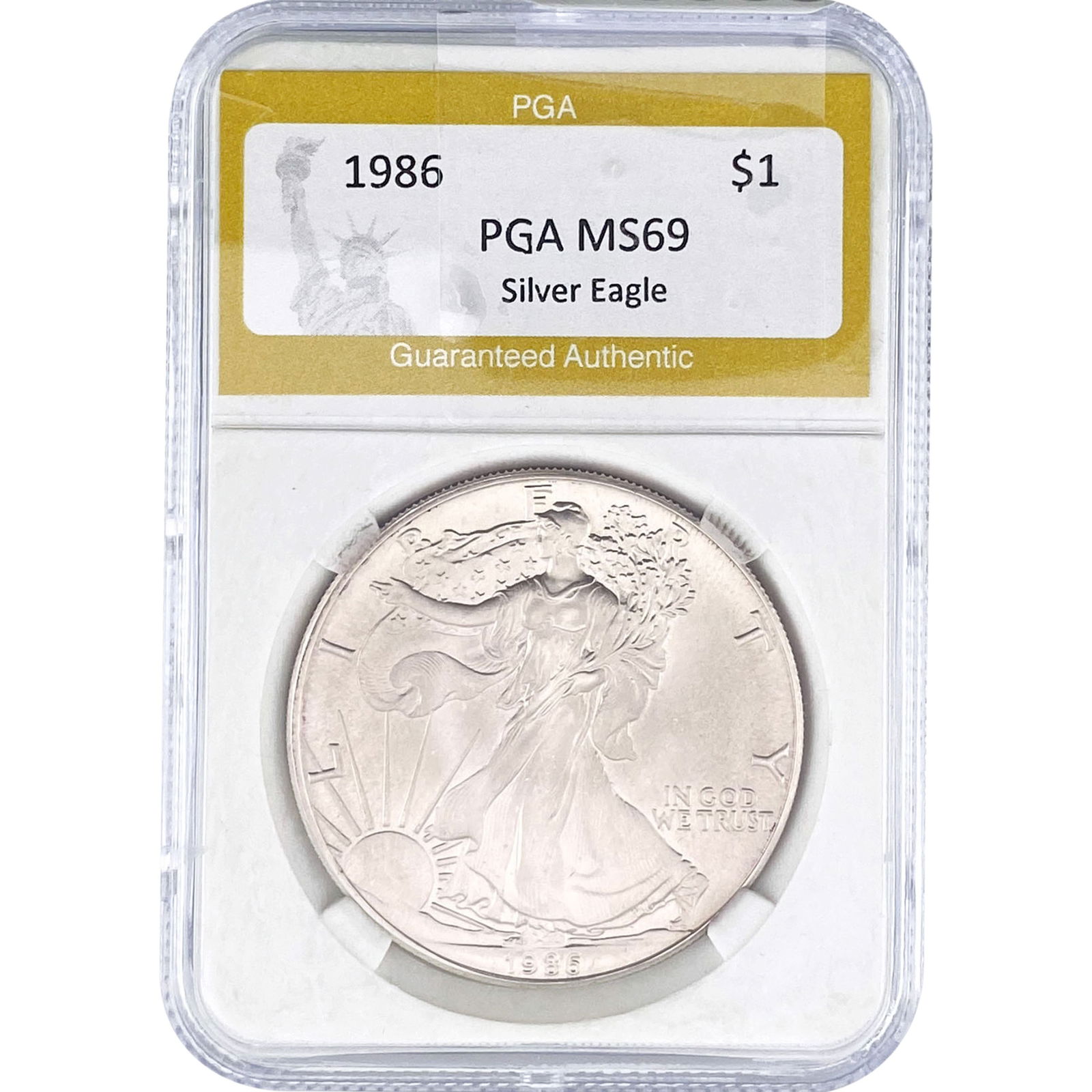 1986 Silver Eagle PGA MS69 (1 of 2)