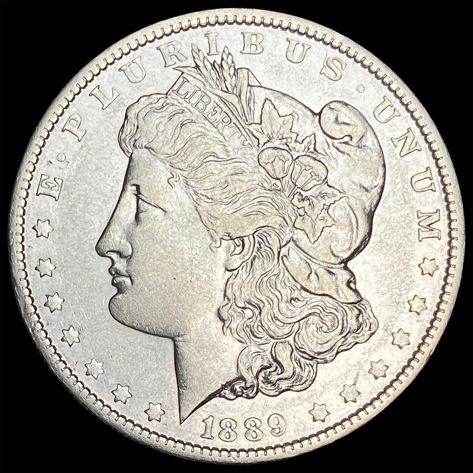 1889-S Silver Morgan Dollar NEARLY UNCIRCULATED: 1889-S Silver Morgan Dollar NEARLY UNCIRCULATED
