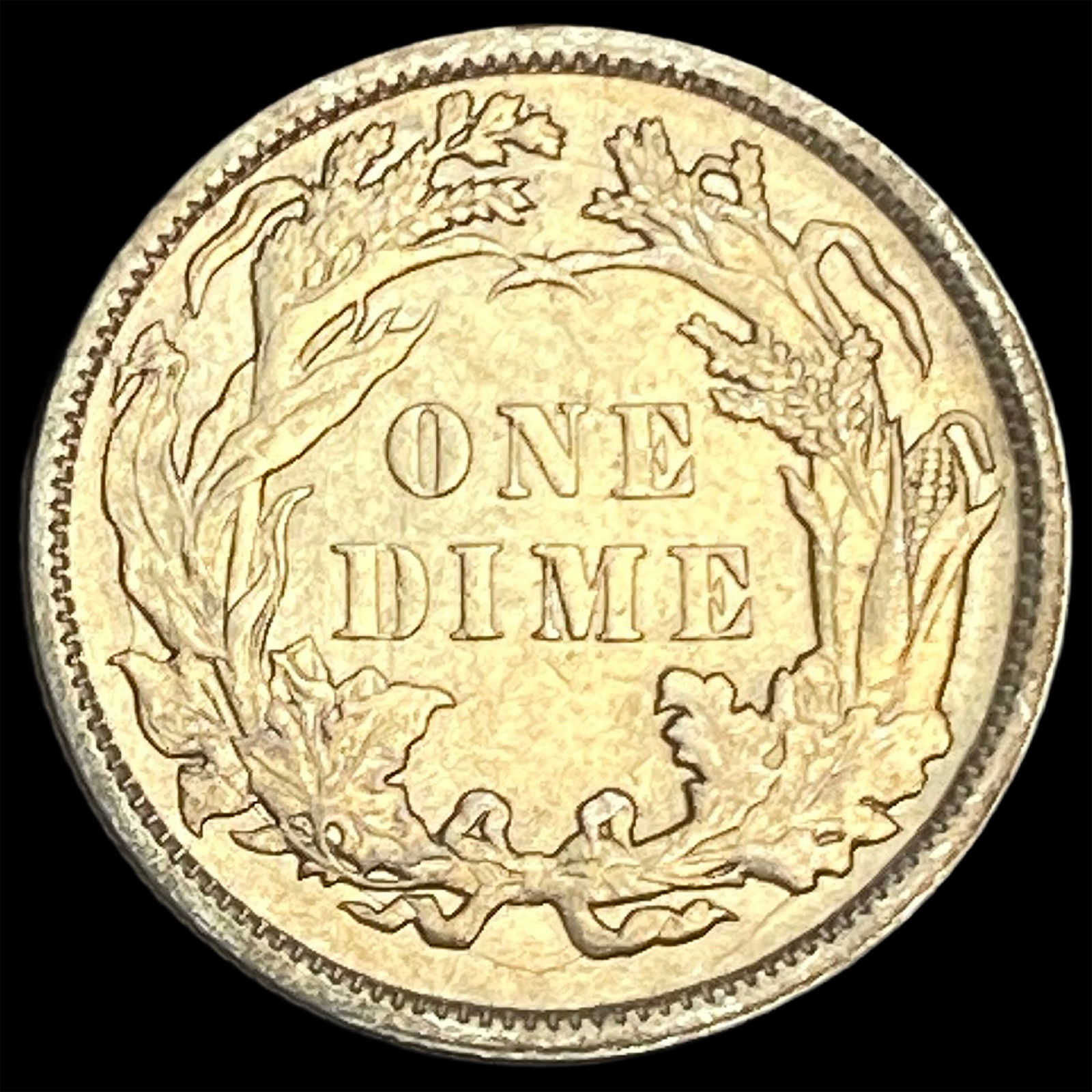 1891 Silver Dime CLOSELY UNCIRCULATED - 2