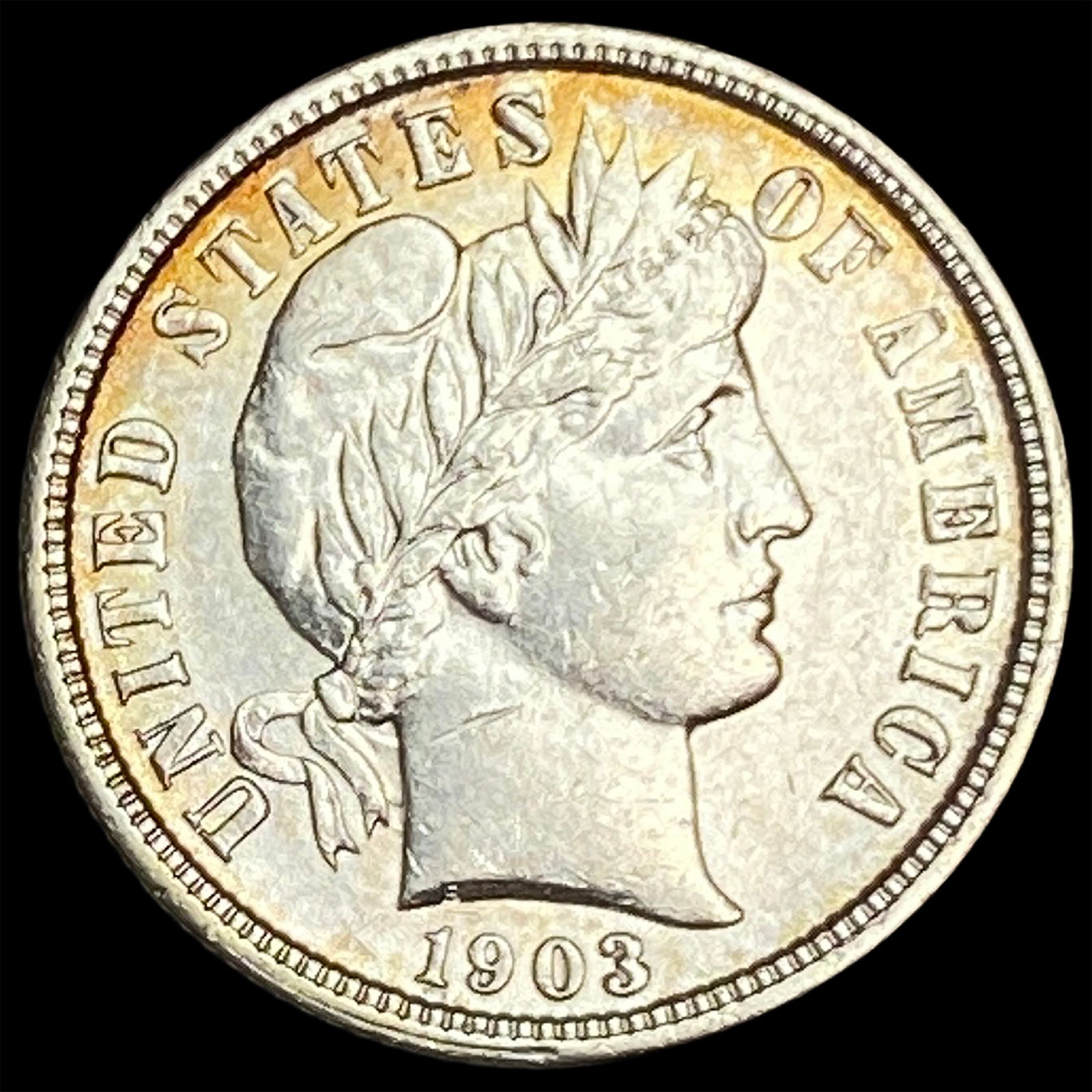 1903 Barber Dime CHOICE AU (1 of 2)