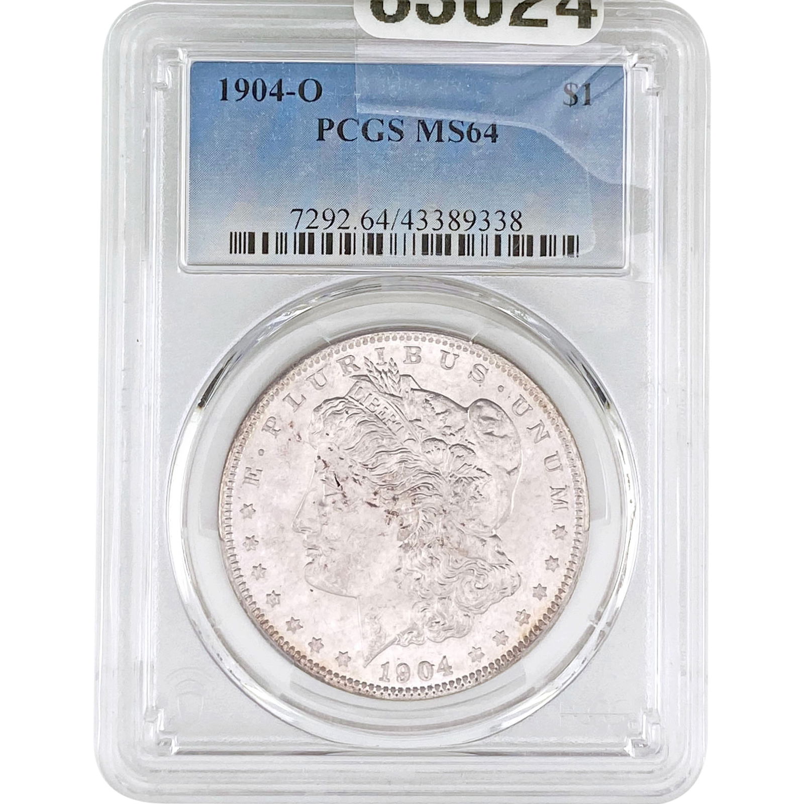 1904-O Morgan Silver Dollar PCGS MS64: 1904-O Morgan Silver Dollar PCGS MS64