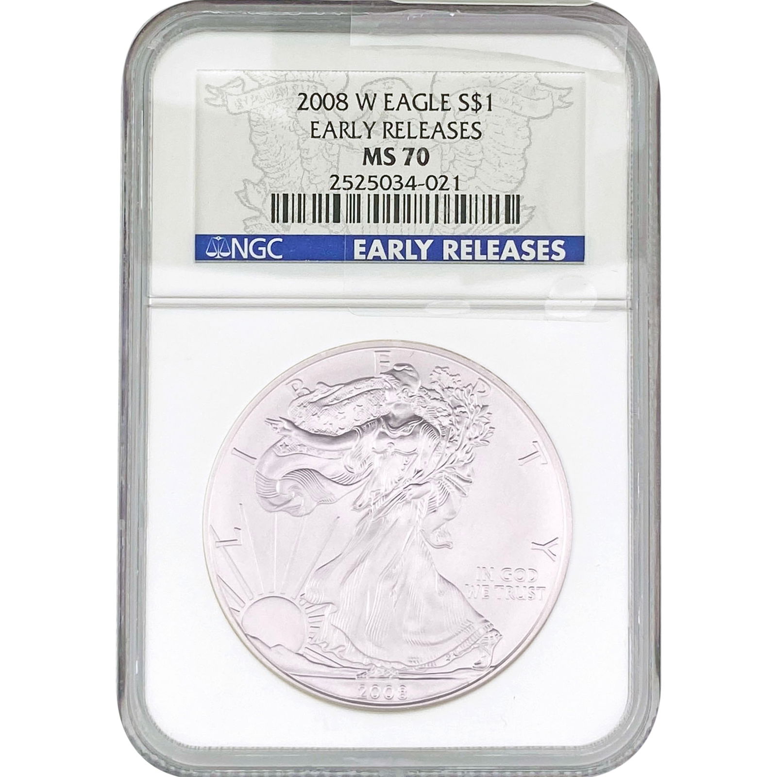 2008-W Silver Eagle NGC MS70 (1 of 2)