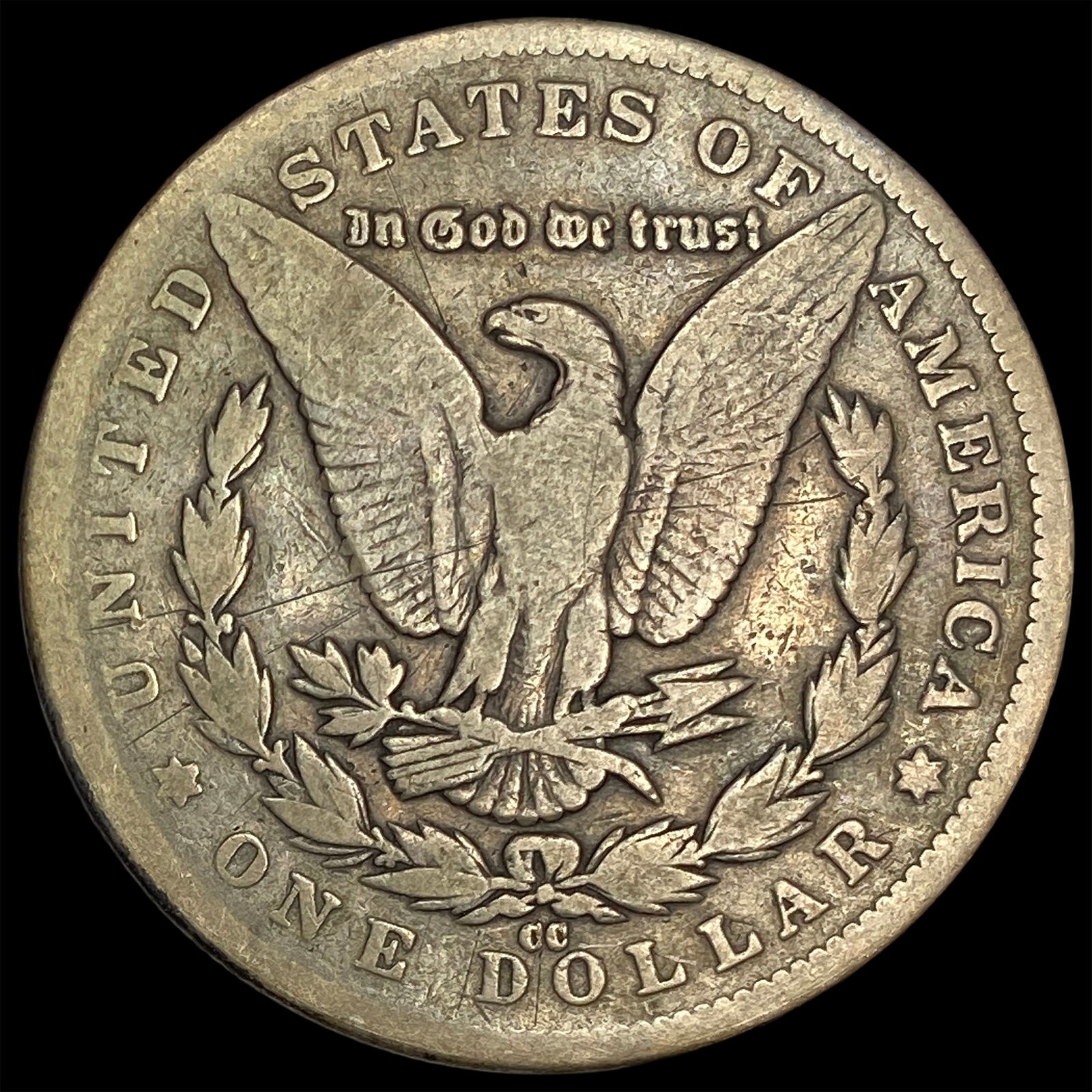 1892-CC Silver Morgan Dollar NICELY CIRCULATED - 2