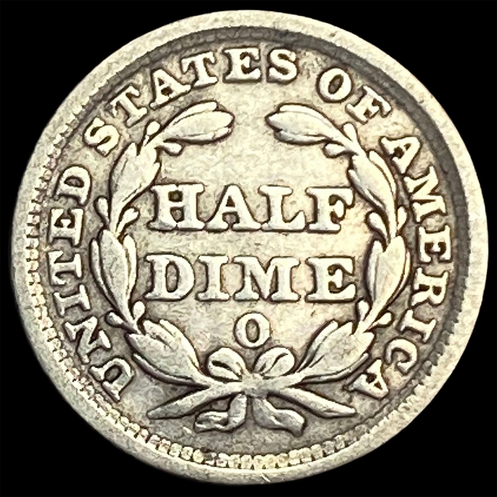 1851-O Silver Half Dime NEARLY UNCIRCULATED - 2