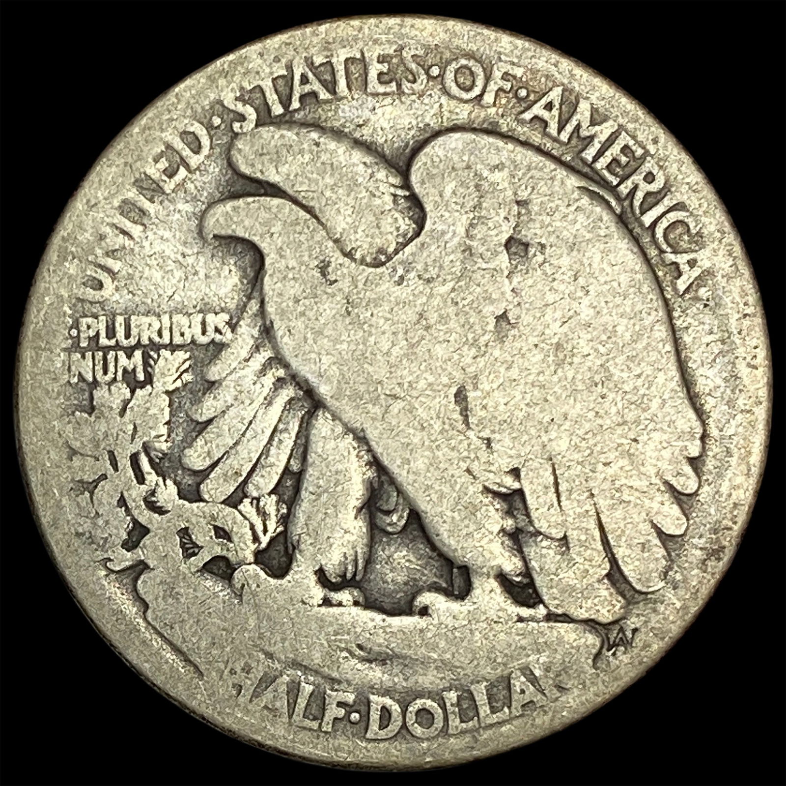 1917-D Silver Walking Liberty Half Dollar NICELY CIRCULATED - 2