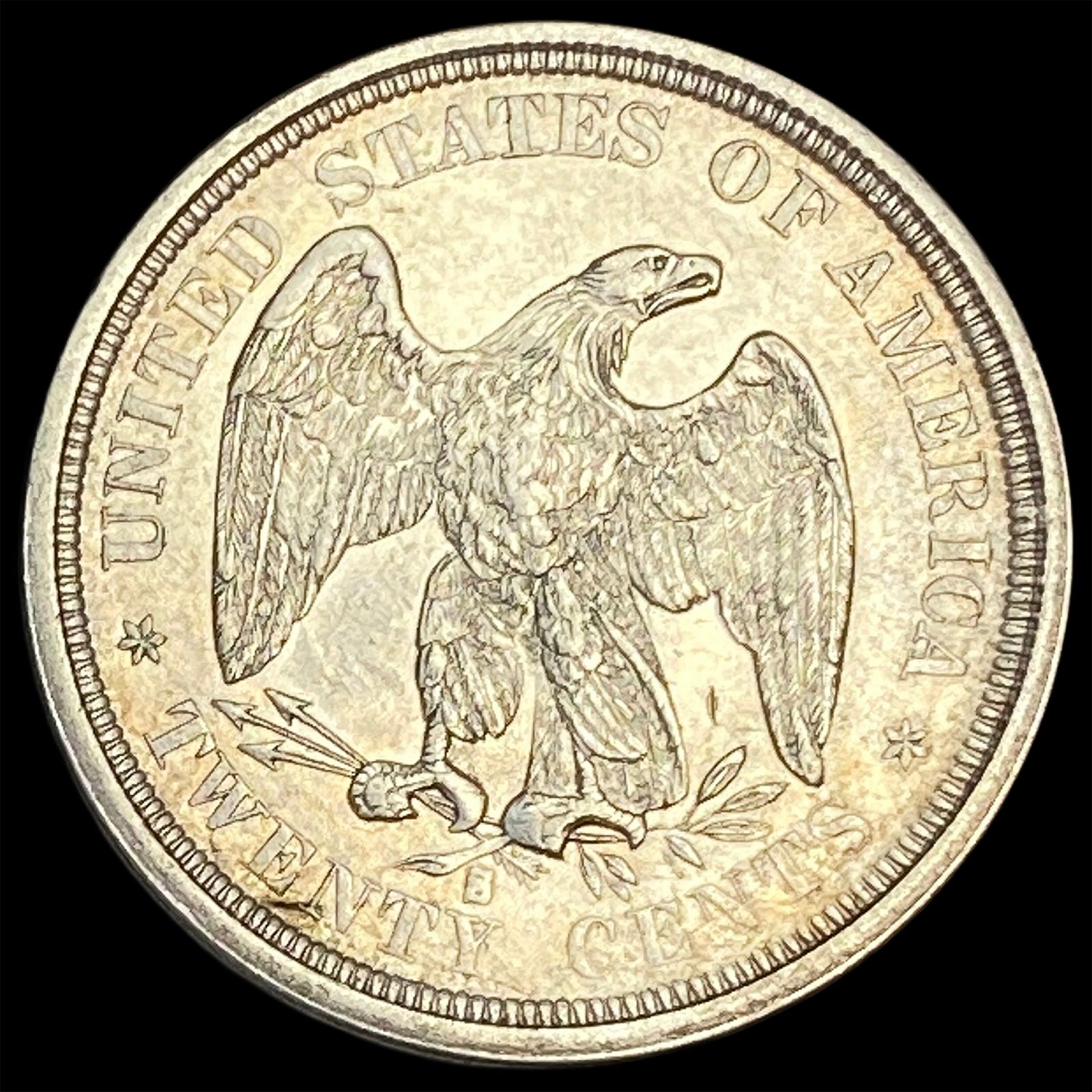 1875-S Silver Twenty Cents CLOSELY UNCIRCULATED - 2