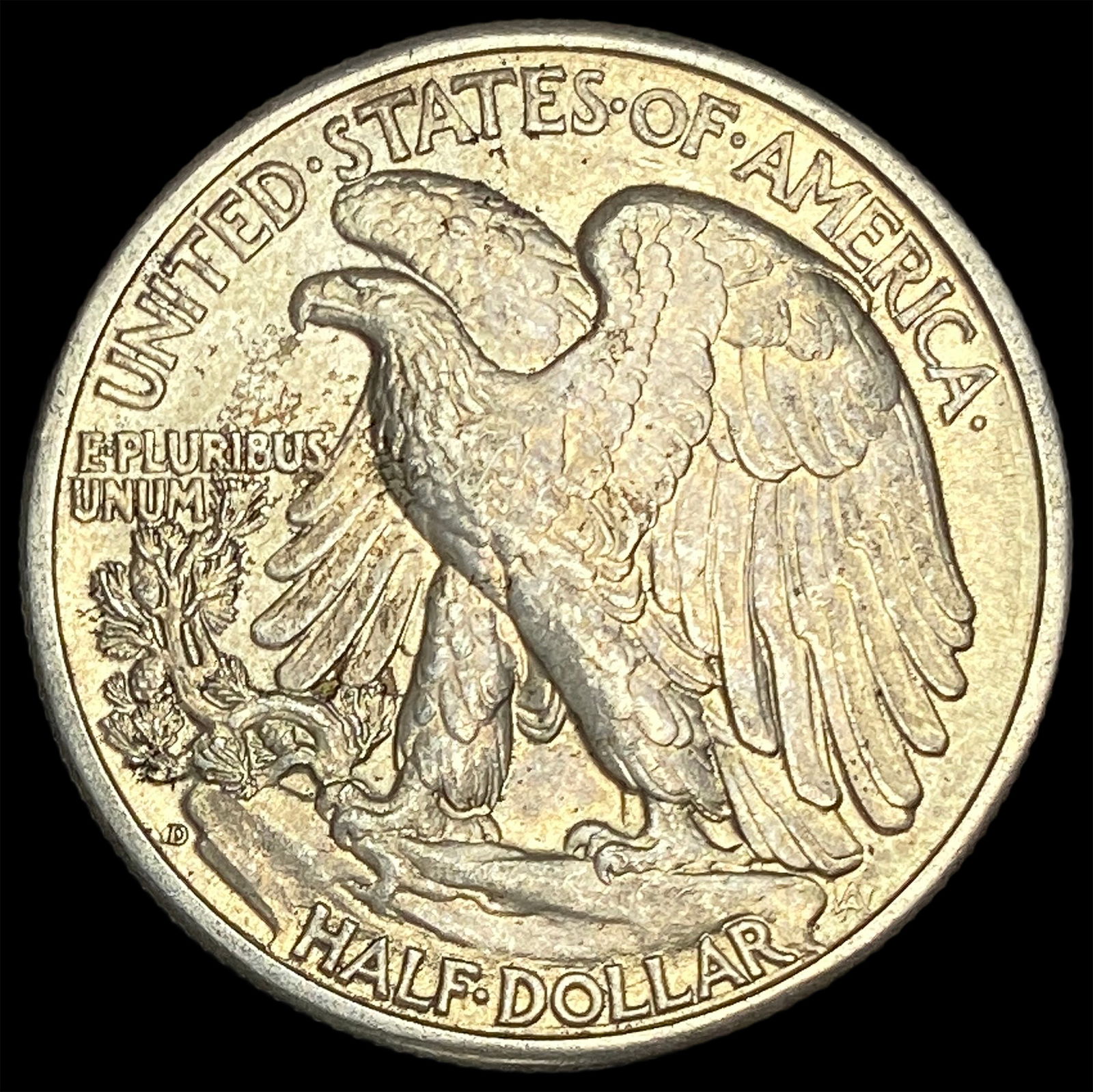 1943-D Silver Half Dollar UNCIRCULATED - 2
