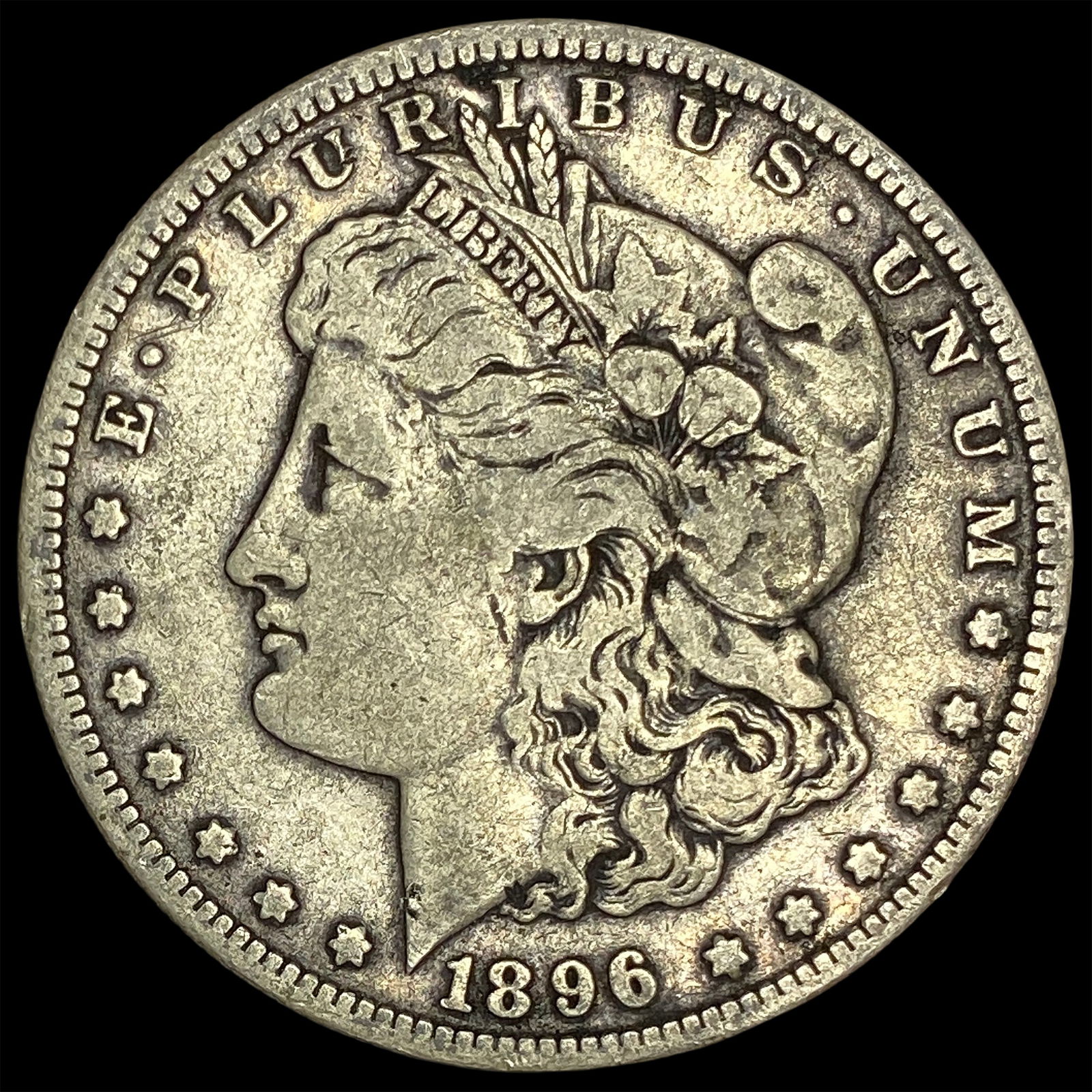 1896-S Silver Morgan Dollar LIGHTLY CIRCULATED: 1896-S Silver Morgan Dollar LIGHTLY CIRCULATED