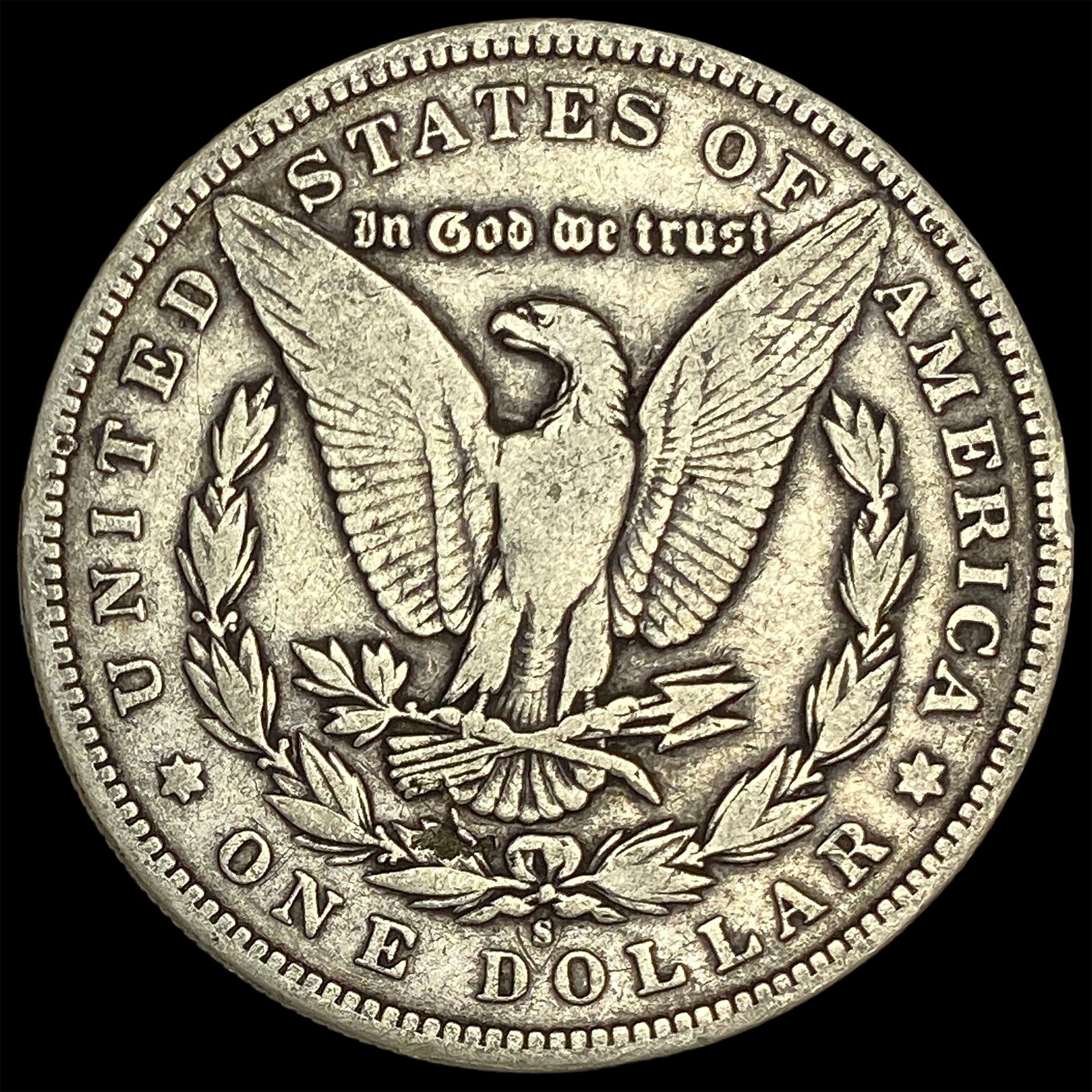 1896-S Silver Morgan Dollar LIGHTLY CIRCULATED - 2