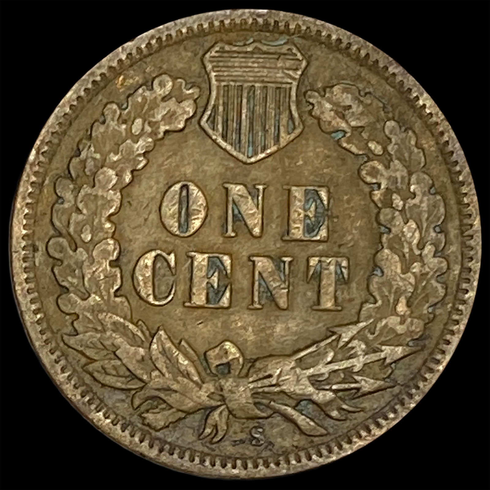 1909-S Indian Head Cent LIGHTLY CIRCULATED - 2