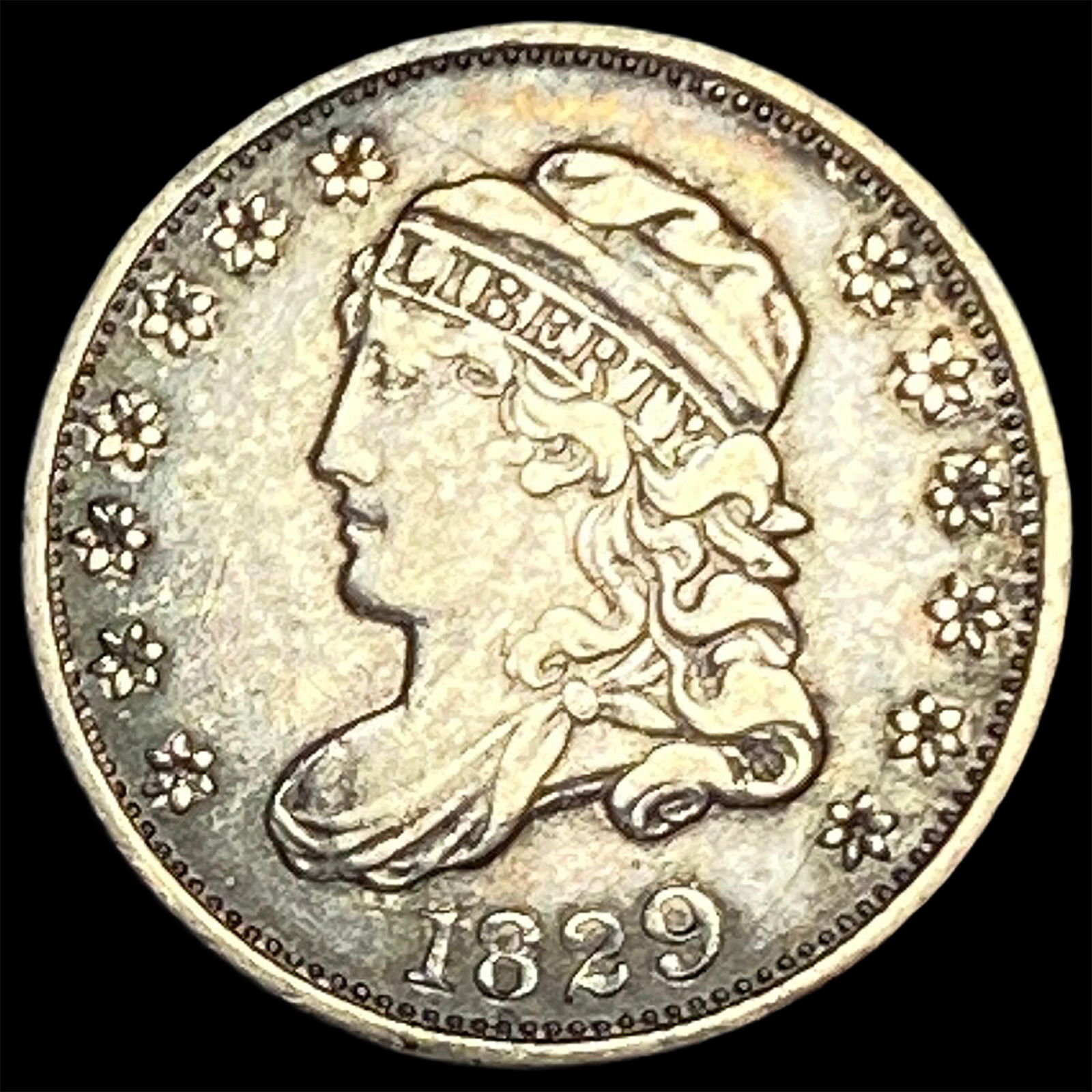 1829 Capped Bust Half Dime CLOSELY UNCIRCULATED (1 of 2)