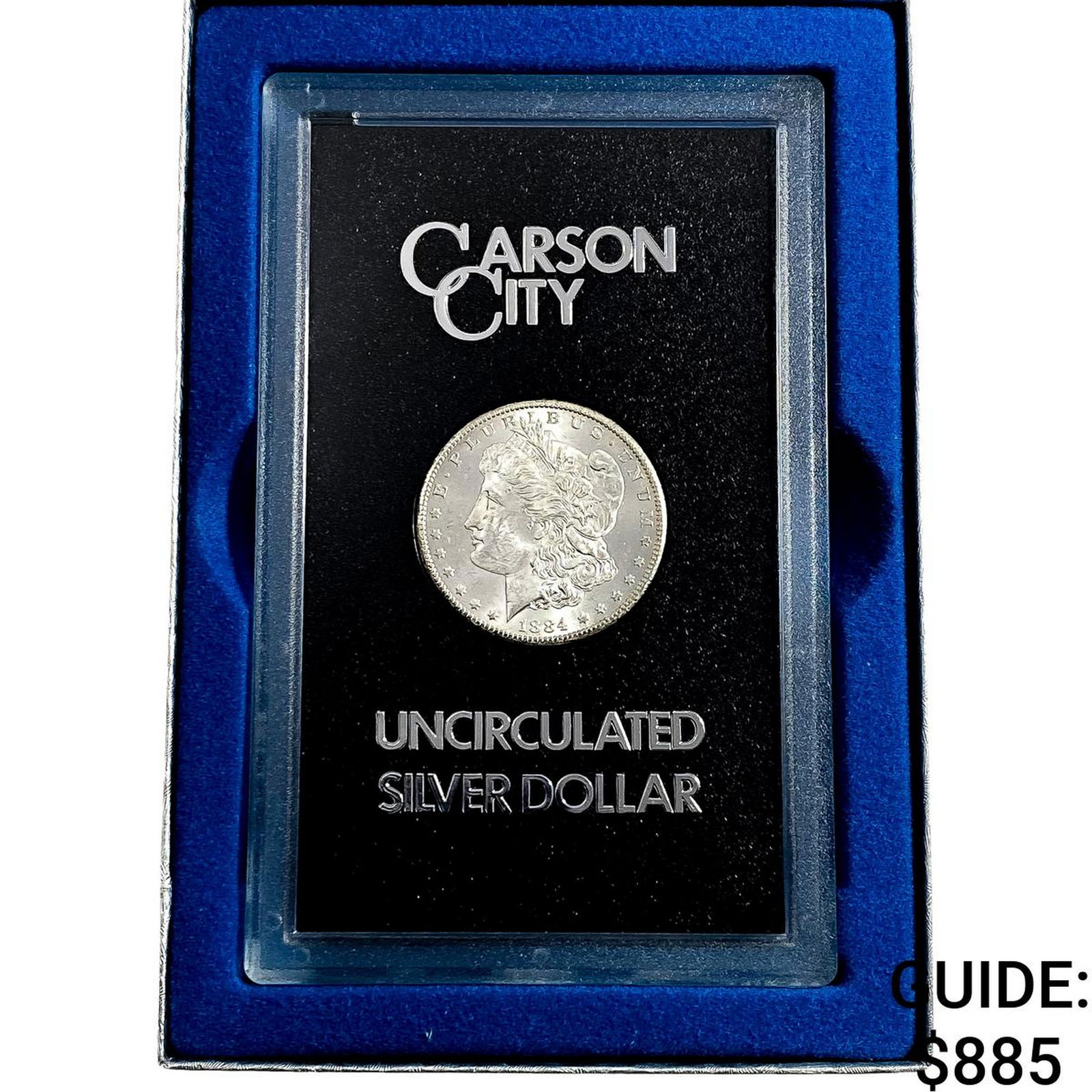 1884-CC Morgan Silver Dollar UNC (1 of 3)