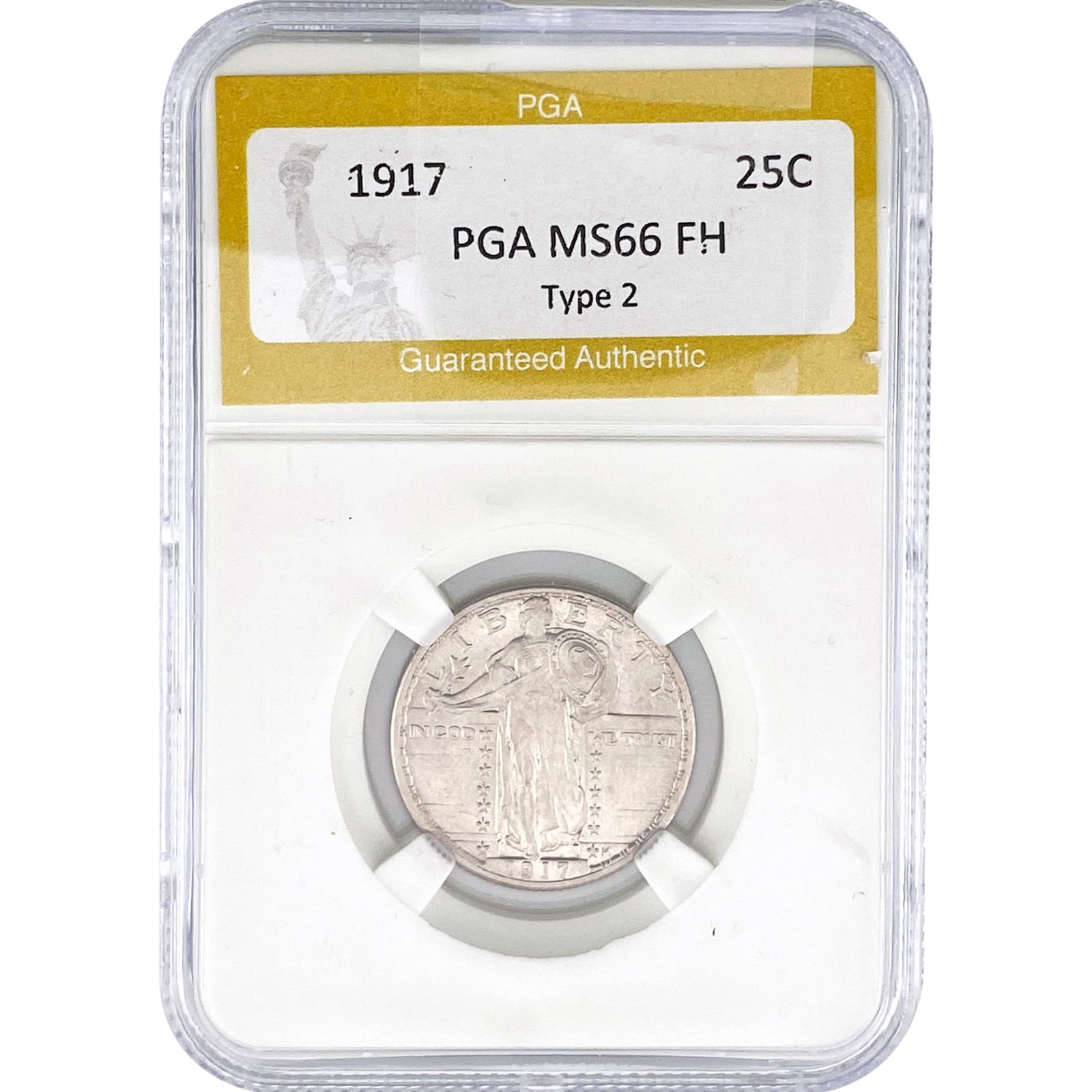 1917 Standing Liberty Quarter PGA MS66 FH Type 2 (1 of 2)