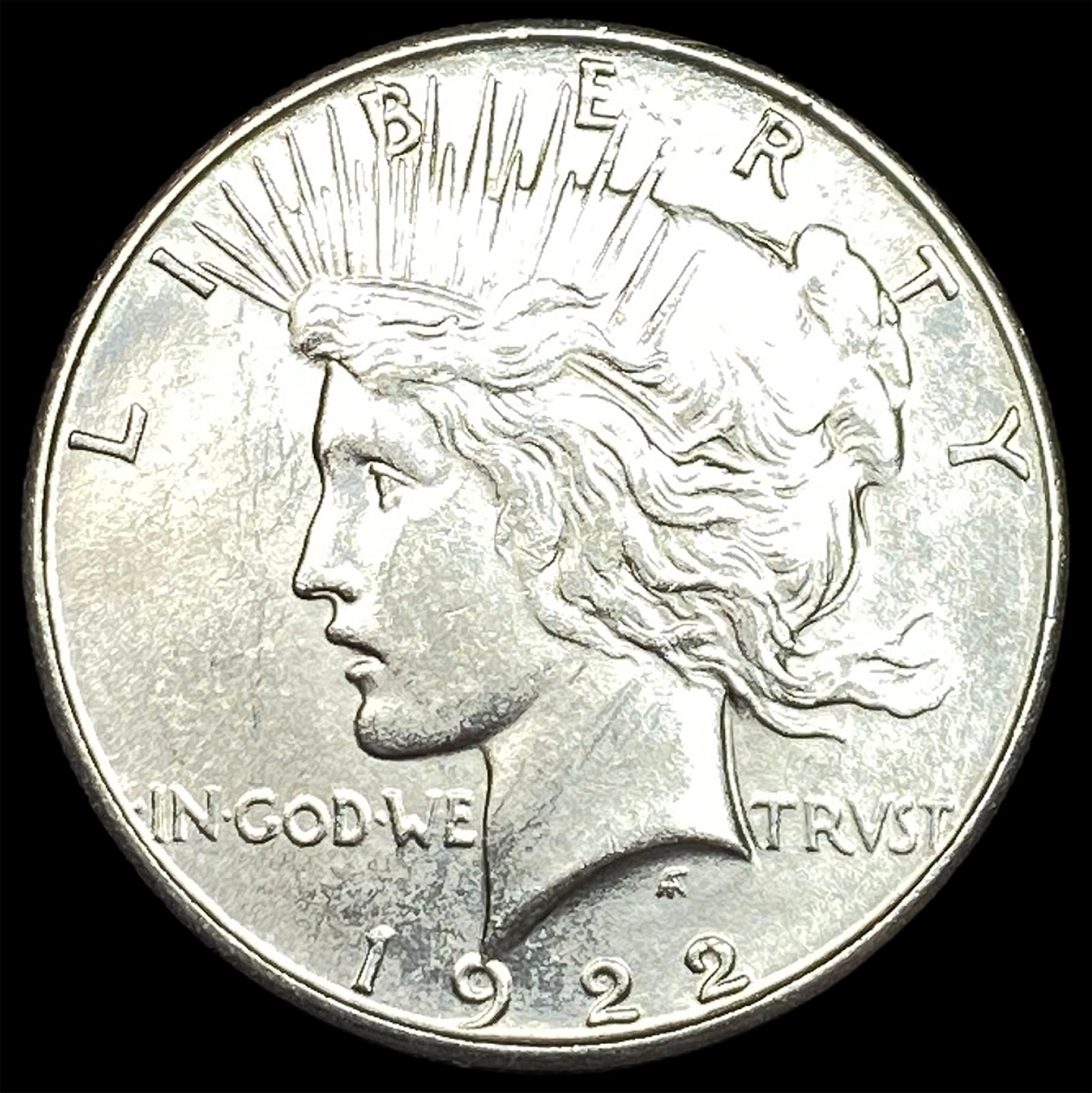 1922 Silver Peace Dollar CHOICE BU (1 of 2)