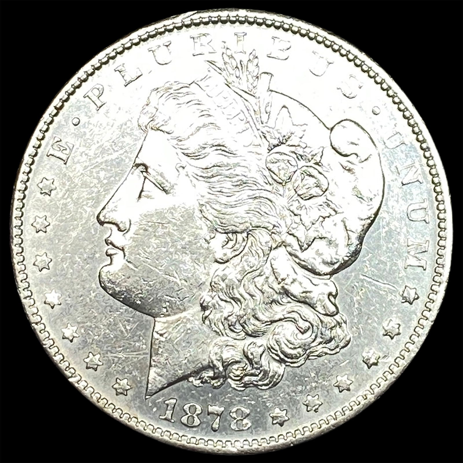 1878-S Silver Morgan Dollar CLOSELY UNCIRCULATED (1 of 2)