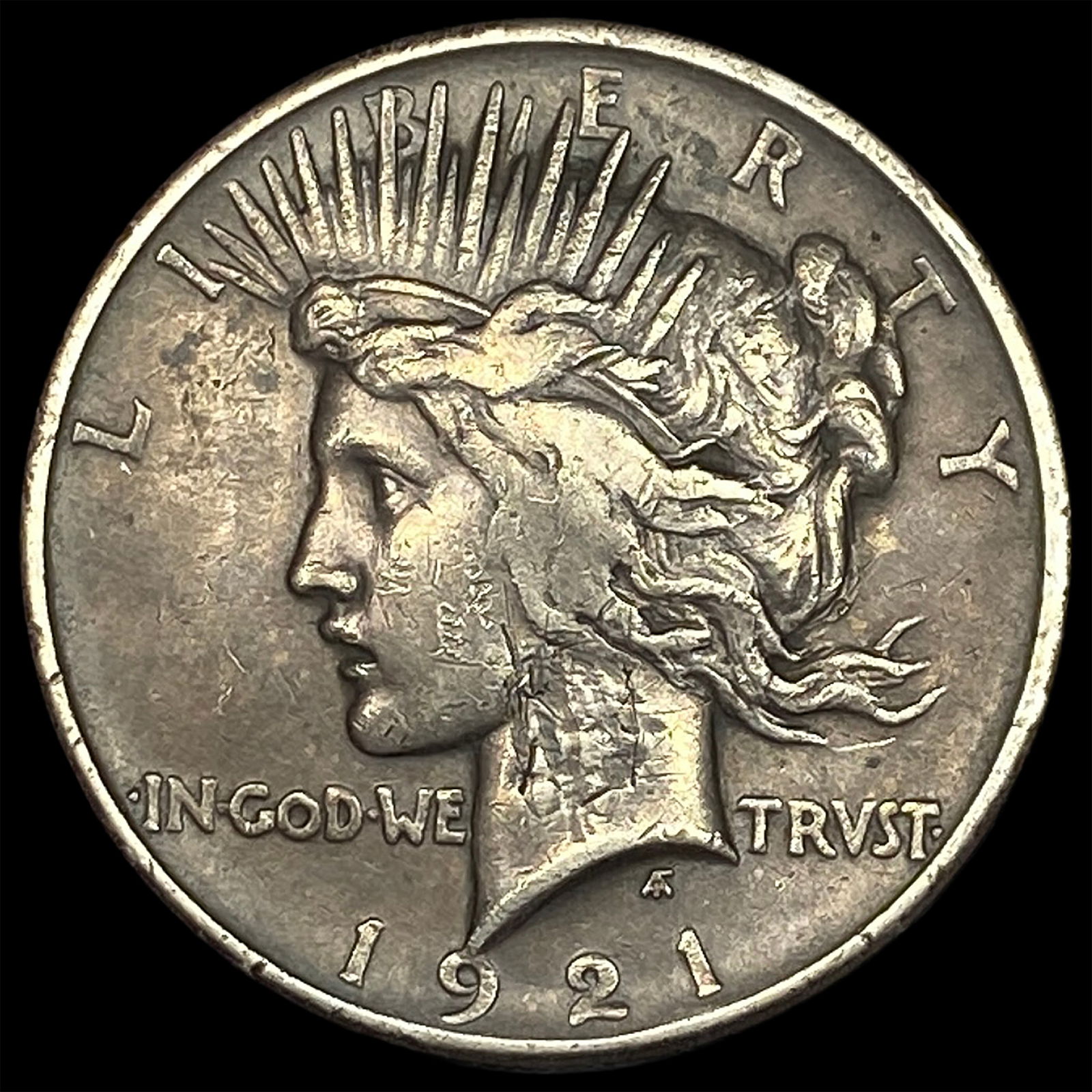 1921 Silver Peace Dollar NEARLY UNCIRCULATED: 1921 Silver Peace Dollar NEARLY UNCIRCULATED