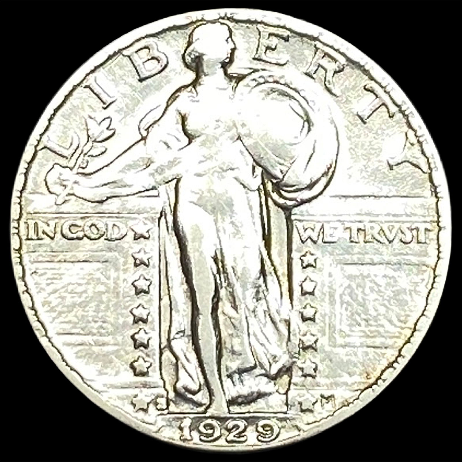 1929 Standing Liberty Silver Quarter NEARLY UNCIRCULATED (1 of 2)