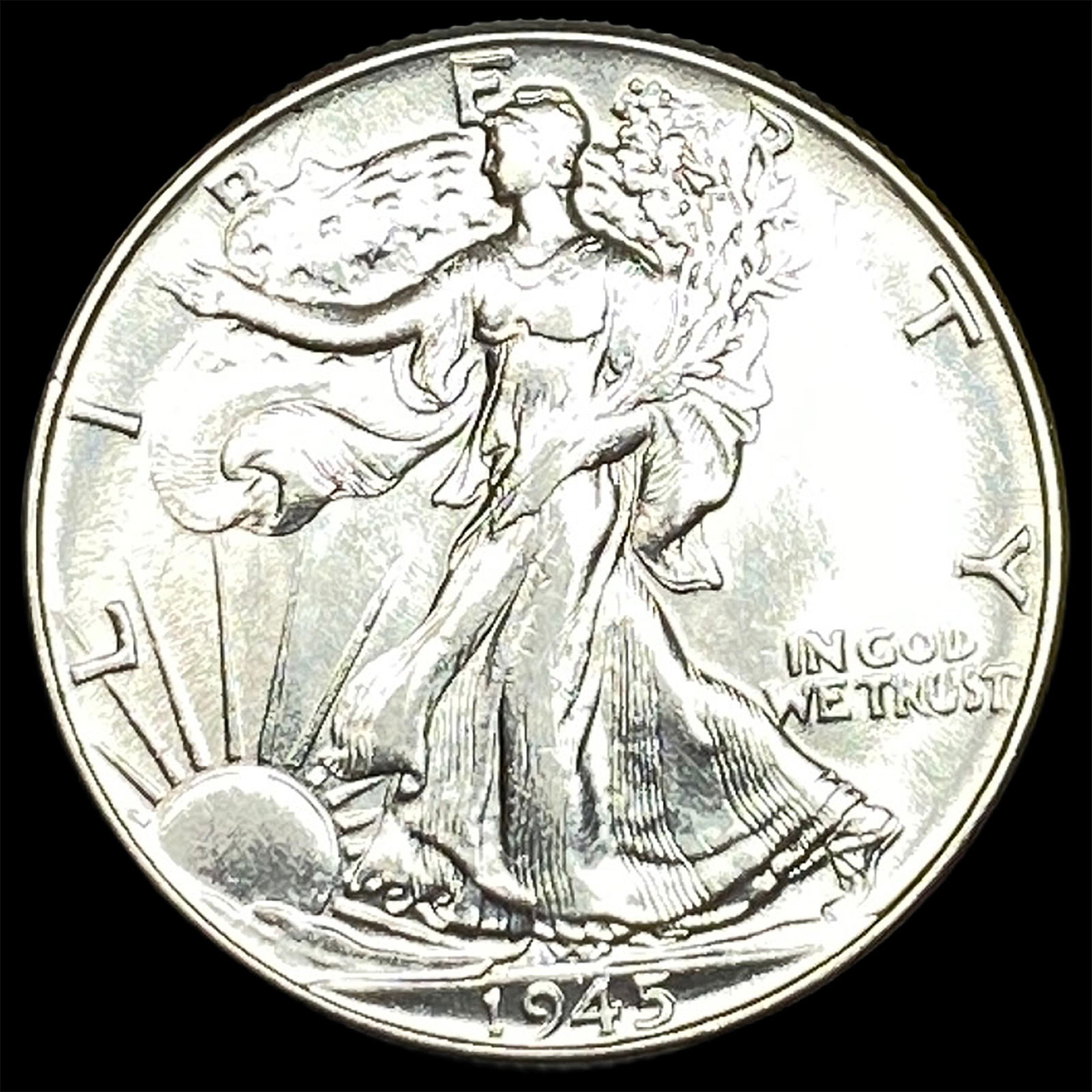 1945 Silver Walking Liberty Half Dollar UNCIRCULATED (1 of 2)
