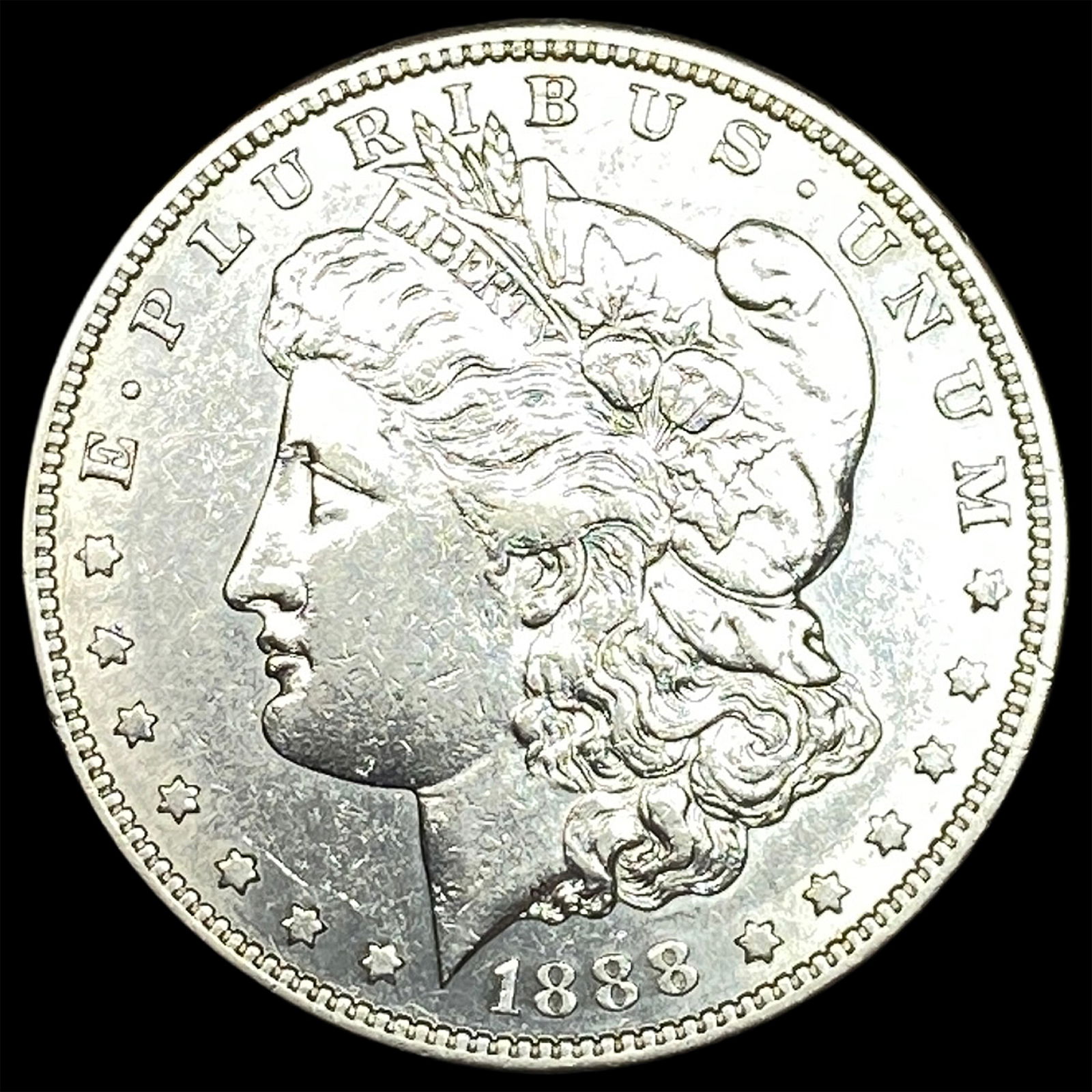 1888-S Silver Morgan Dollar CLOSELY UNCIRCULATED (1 of 2)