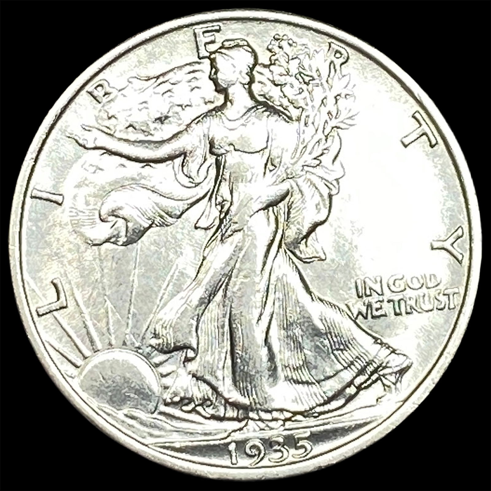 1935 Walking Liberty Half Dollar CHOICE AU (1 of 2)