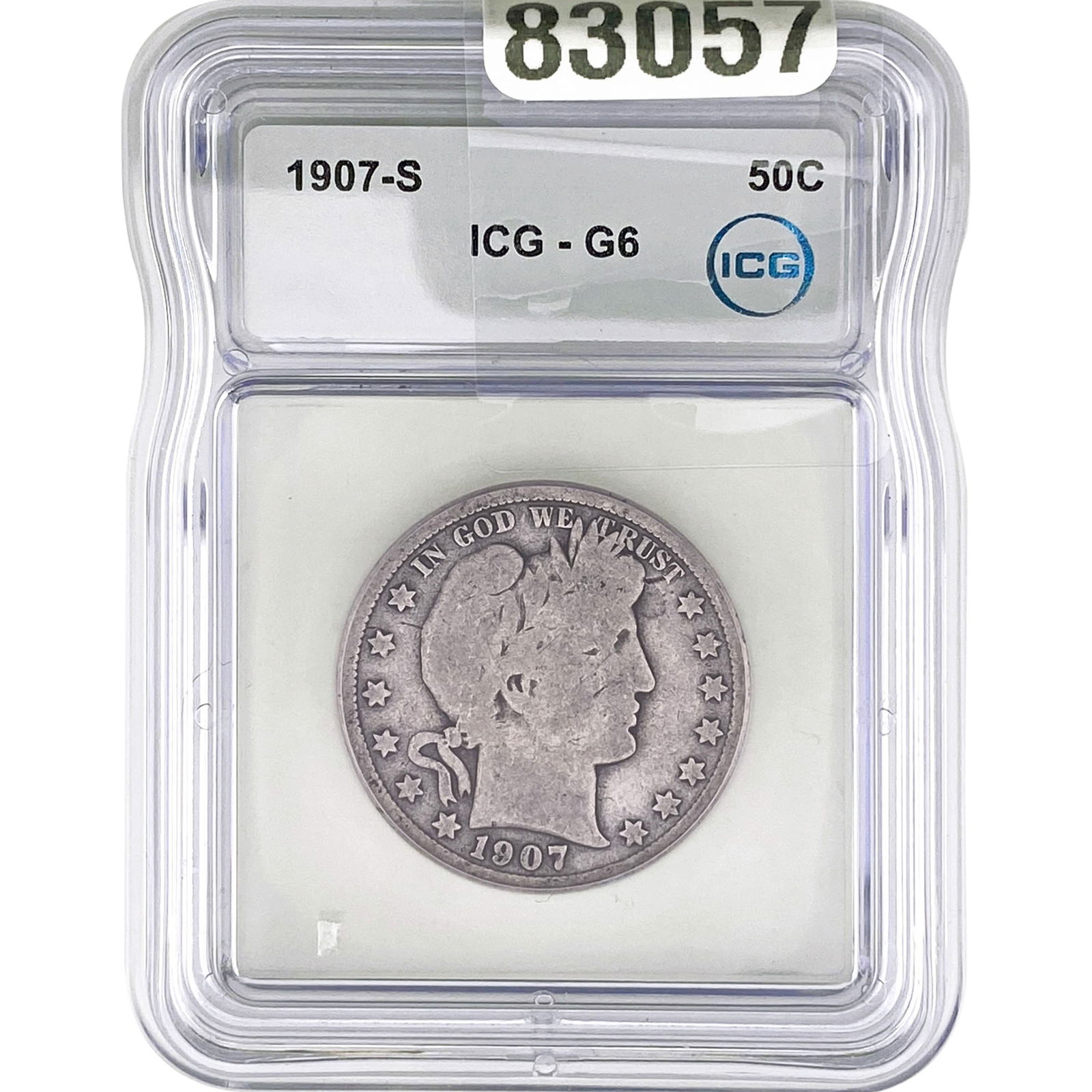 1907-S Barber Half Dollar ICG G6 (1 of 2)