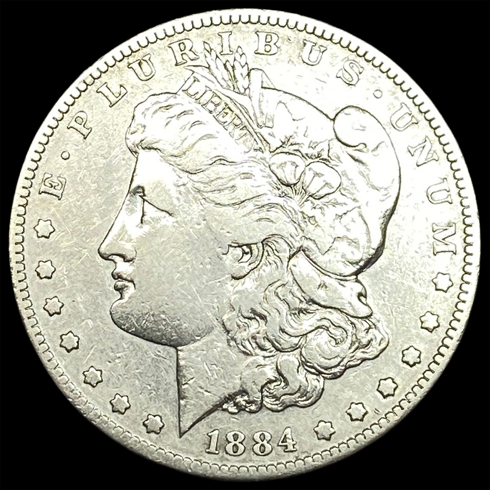 1884-S Silver Morgan Dollar NEARLY UNCIRCULATED (1 of 2)