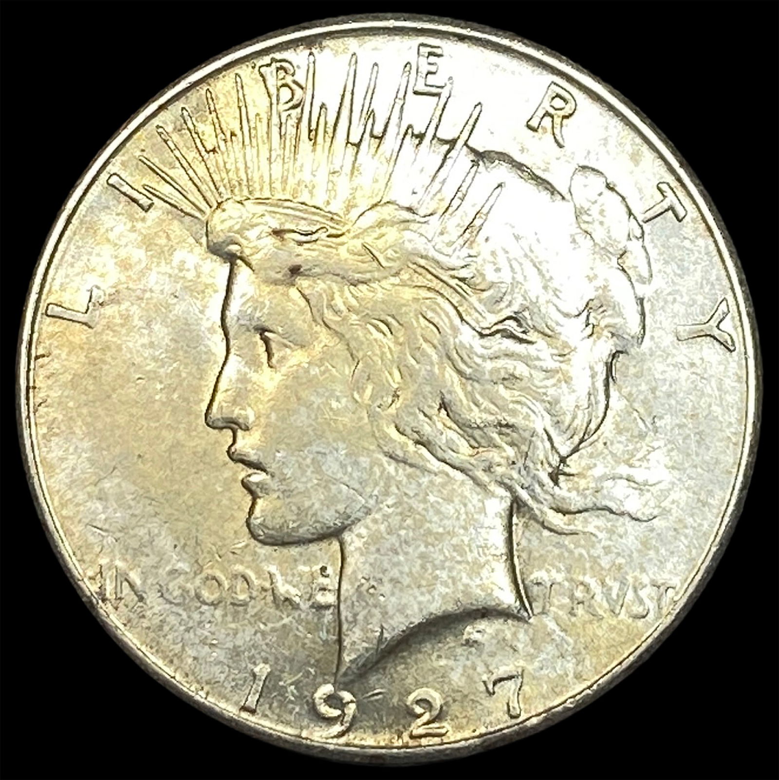 1927 Silver Peace Dollar CHOICE AU: 1927 Silver Peace Dollar CHOICE AU