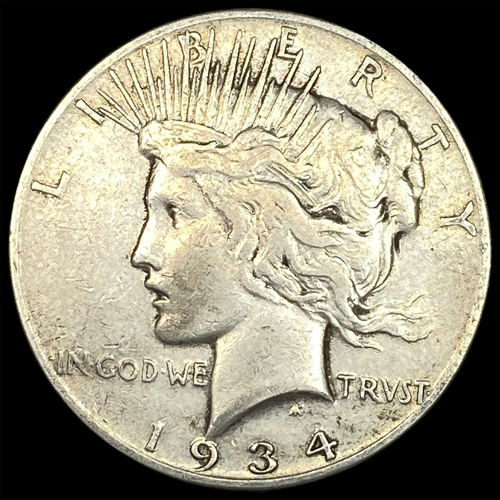 1934 Silver Peace Dollar LIGHTLY CIRCULATED (1 of 2)