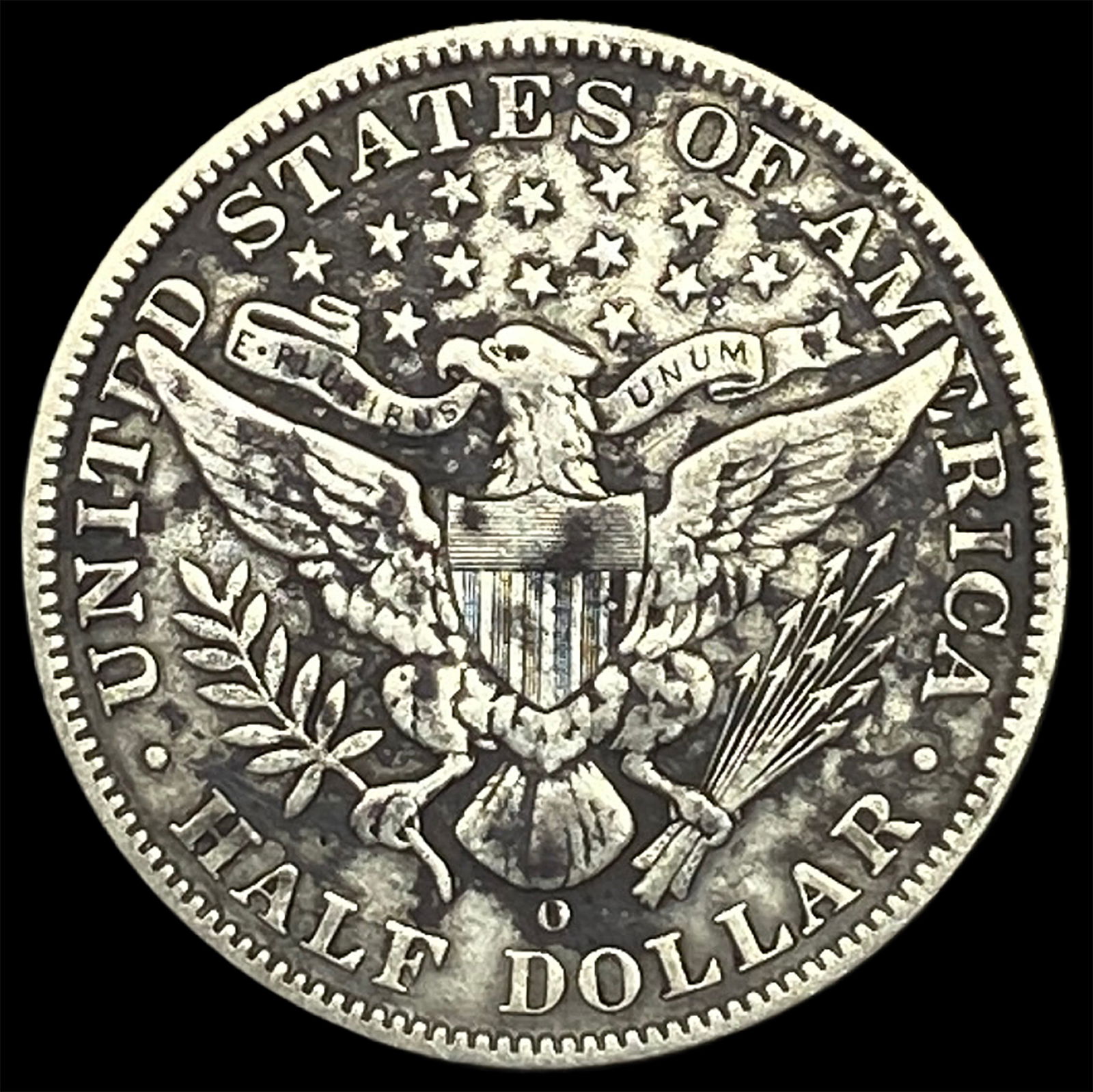 1908-O Silver Half Dollar ABOUT UNCIRCULATED - 2