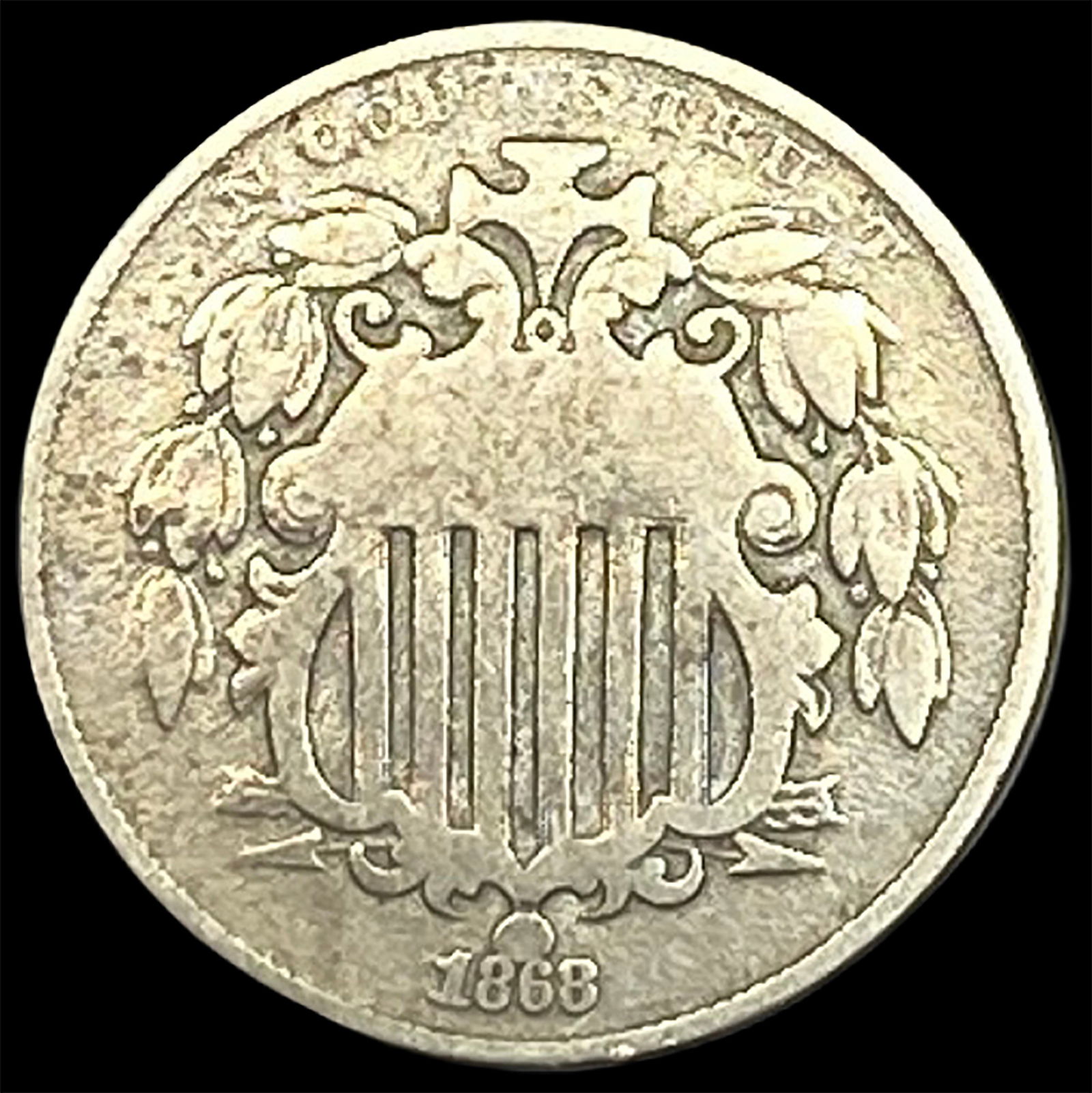 1868 Shield Nickel NICELY CIRCULATED (1 of 2)