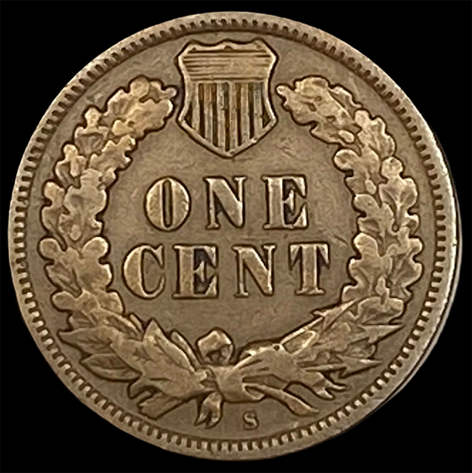 1908-S Indian Head Cent LIGHTLY CIRCULATED - 2