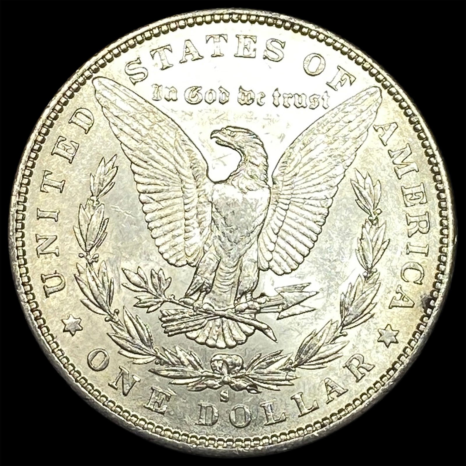 1890-S Silver Morgan Dollar CHOICE AU - 2
