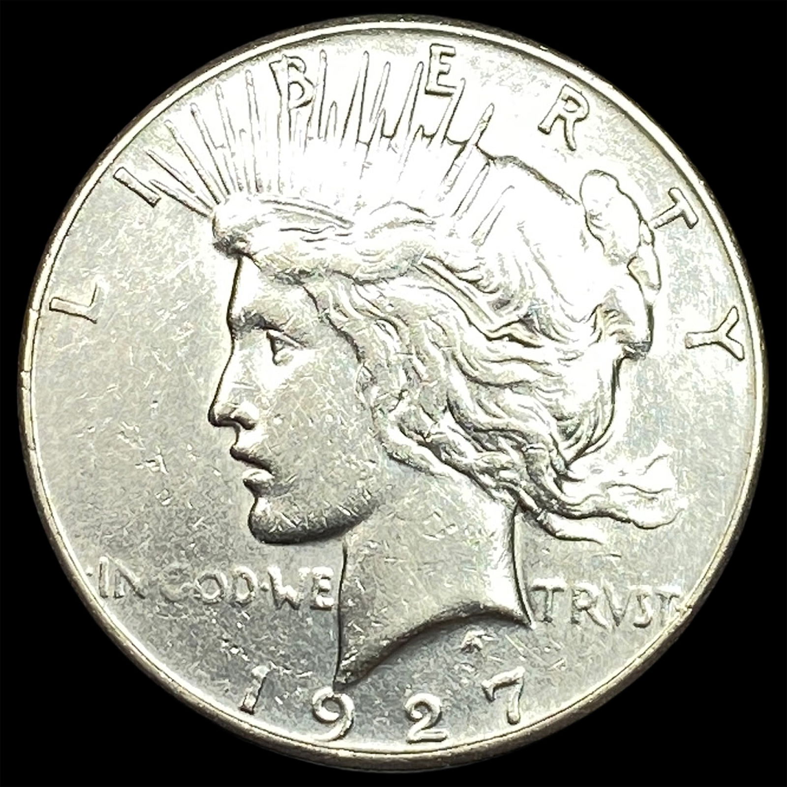1927 Silver Peace Dollar CLOSELY UNCIRCULATED: 1927 Silver Peace Dollar CLOSELY UNCIRCULATED