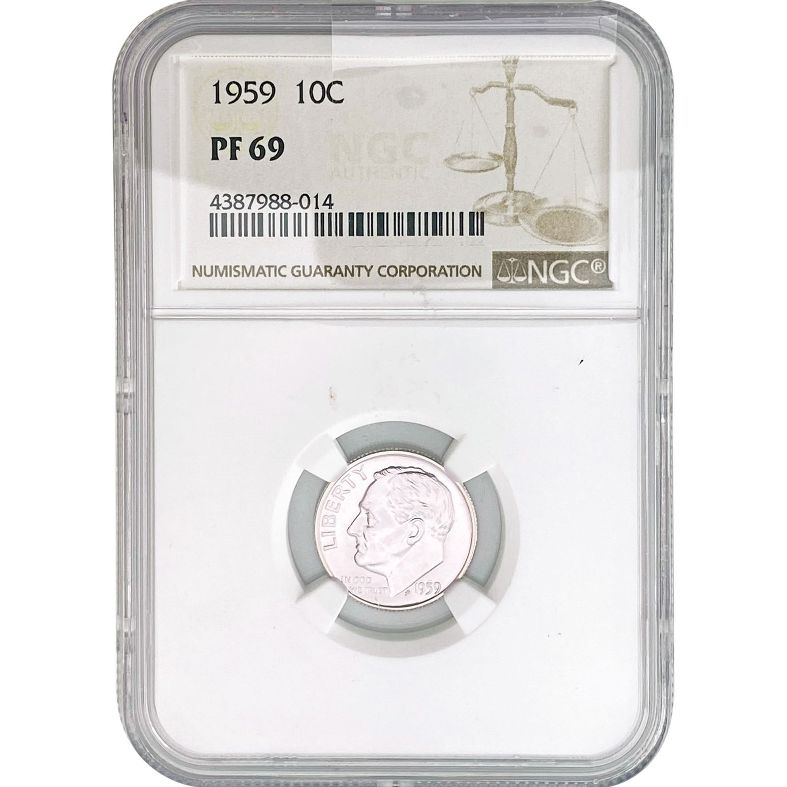 1959 Roosevelt Dime NGC PF69 (1 of 2)