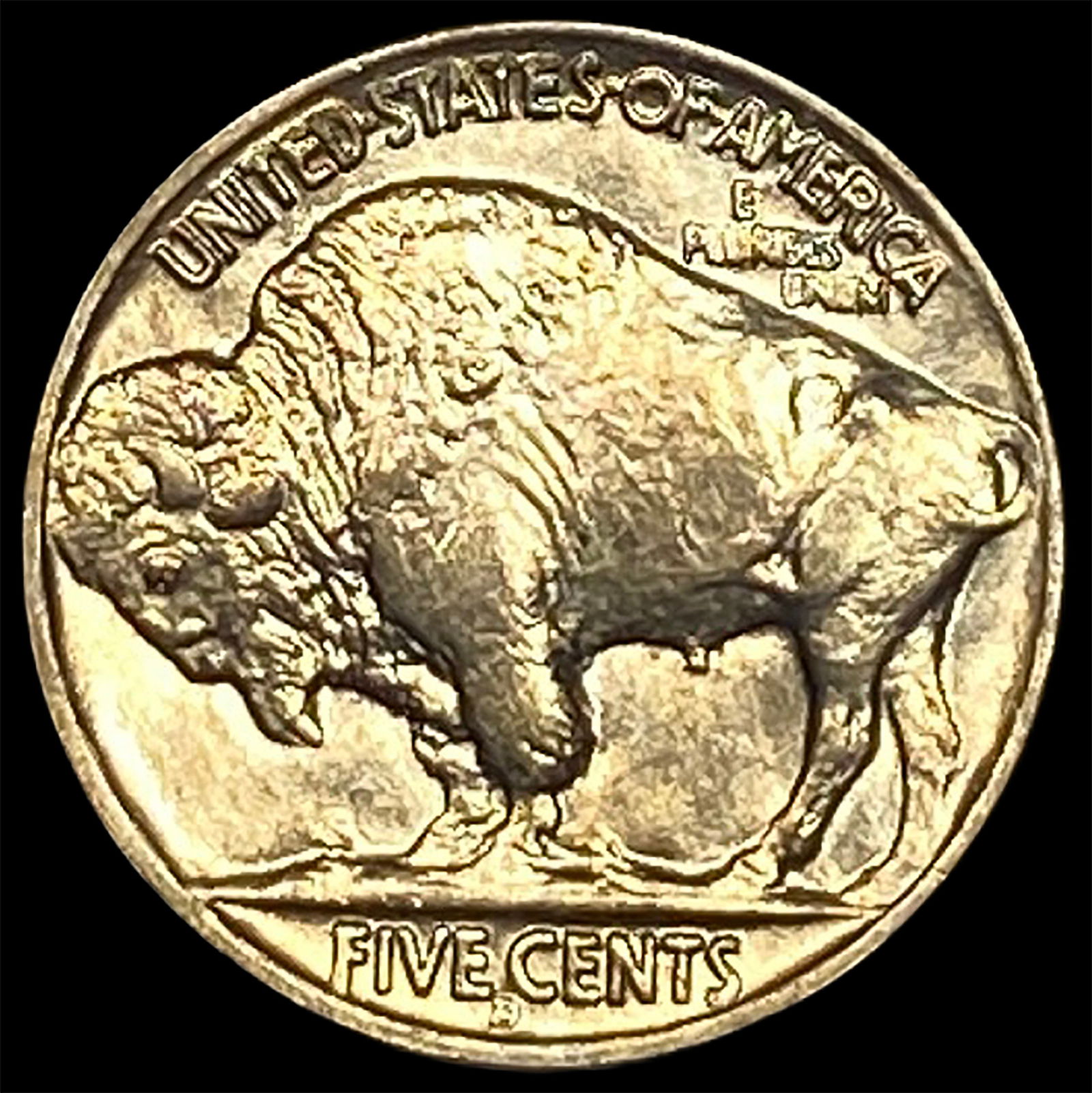1938-D Nickel Five Cents Buffalo CHOICE BU - 2