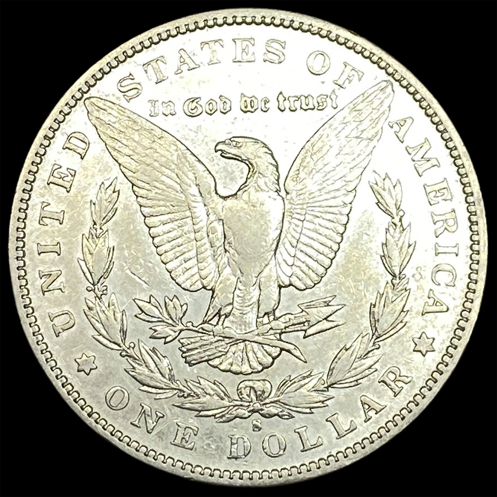 1896-S Silver Morgan Dollar NEARLY UNCIRCULATED - 2