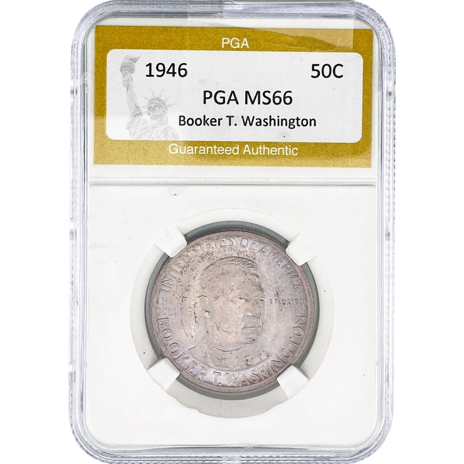 1946 Booker T Half Dollar PGA MS66: 1946 Booker T Half Dollar PGA MS66