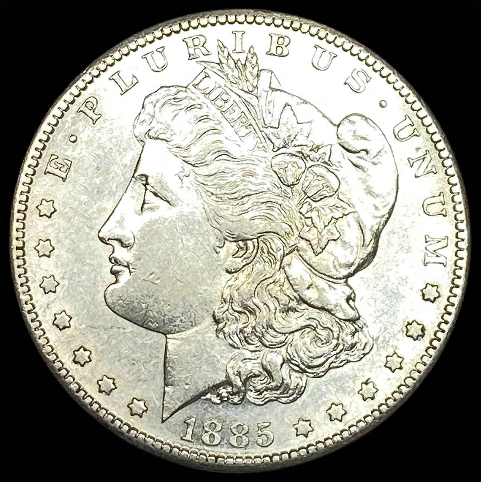 1885-S Silver Morgan Dollar CHOICE AU (1 of 2)