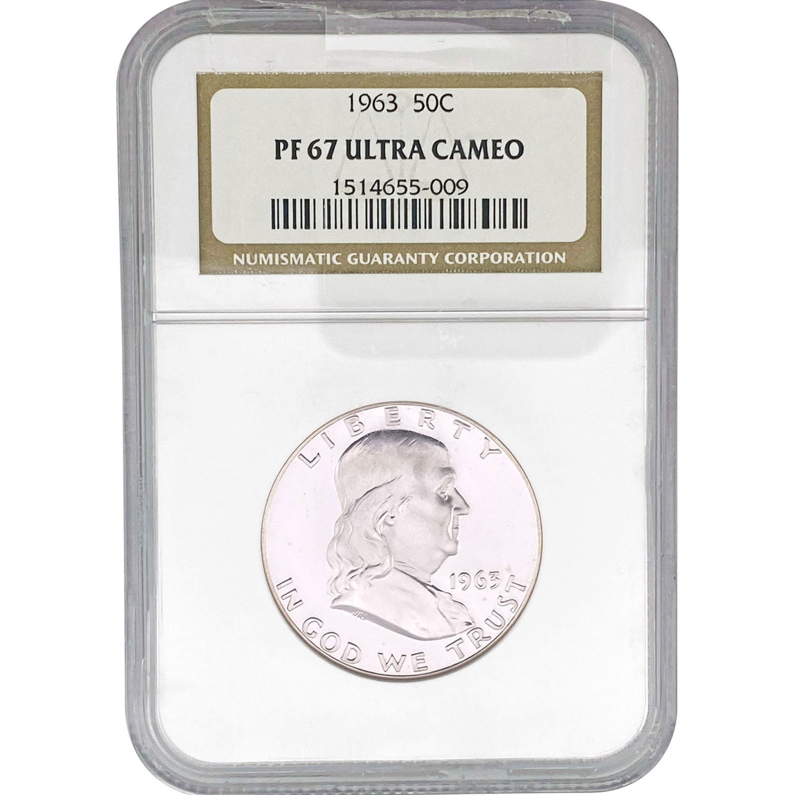 1953 Franklin Half Dollar NGC PF67 Ultra Cameo (1 of 2)