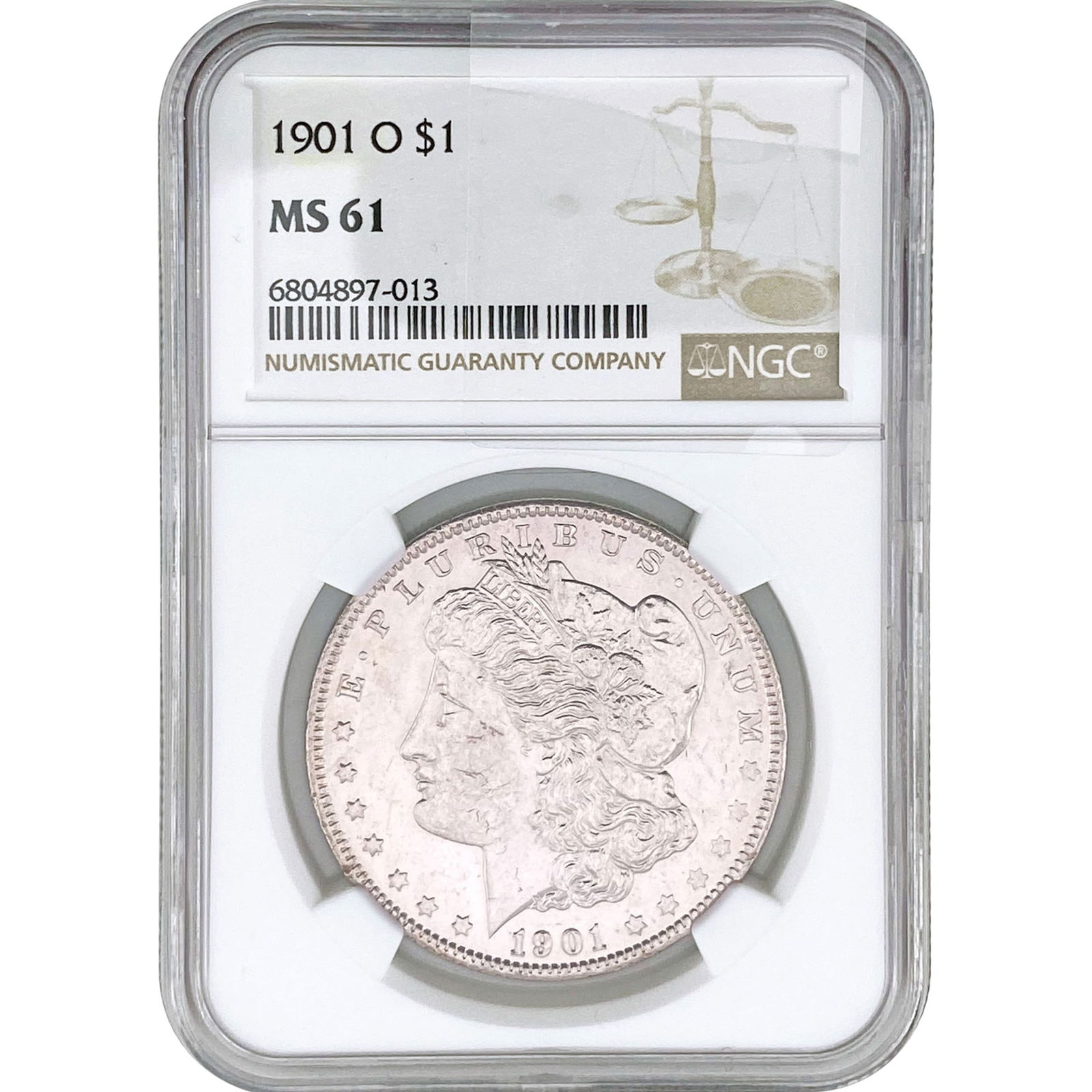 1901-O Morgan Silver Dollar NGC MS61 (1 of 2)
