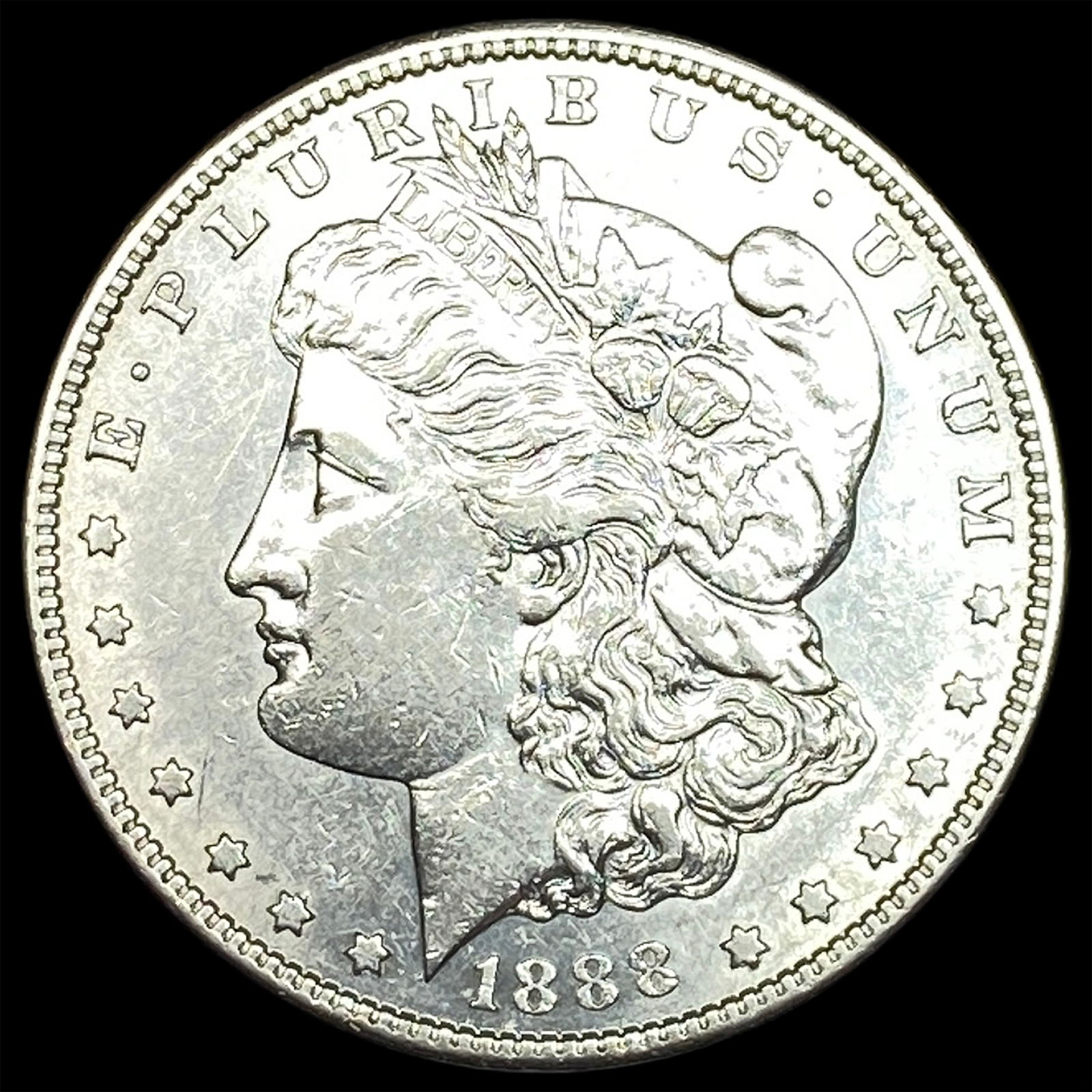 1888-S Silver Morgan Dollar CLOSELY UNCIRCULATED (1 of 2)